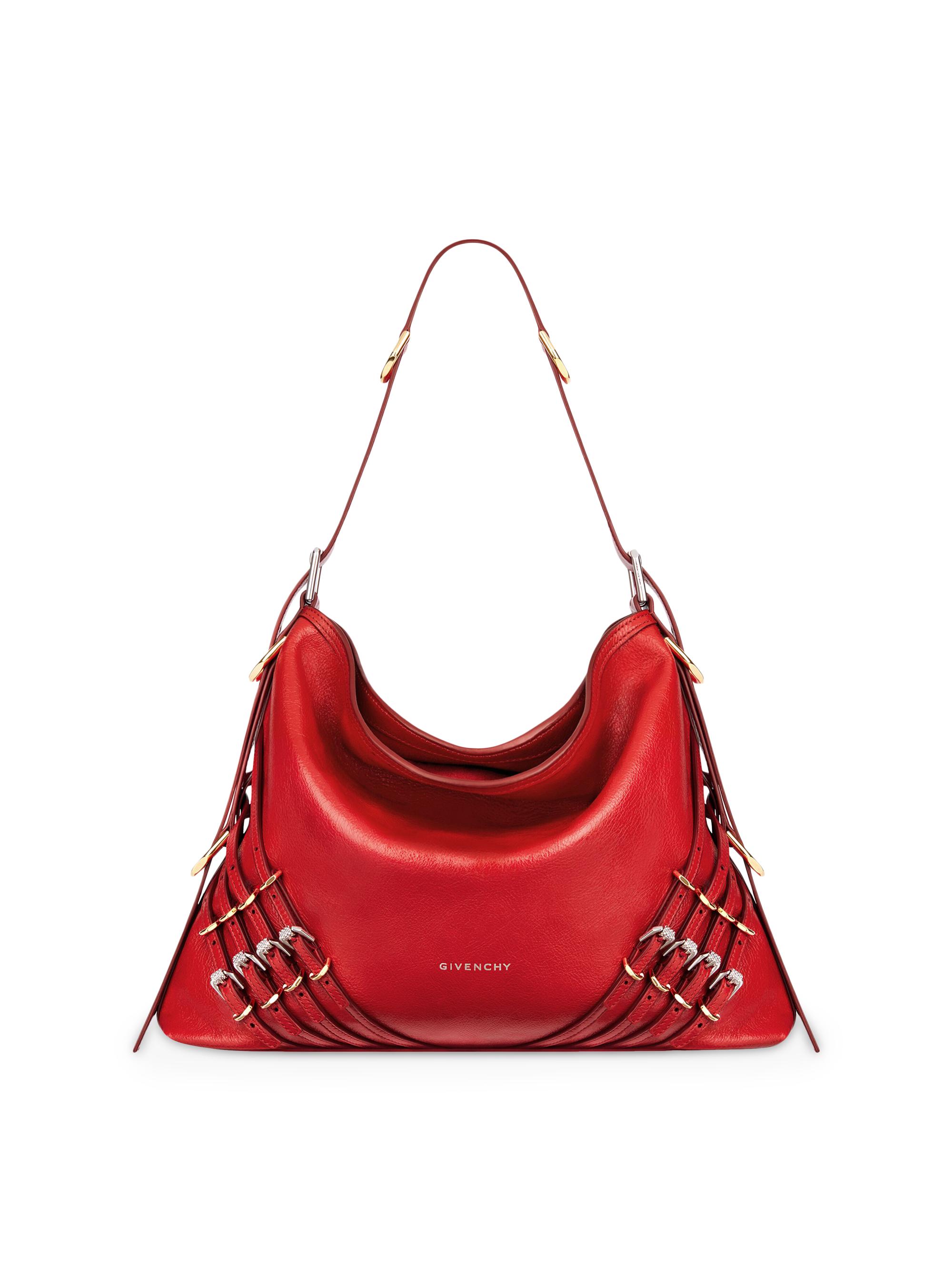 Givenchy Women's  Voyou Bag in Leather with Multi-Buckles - Vermillon