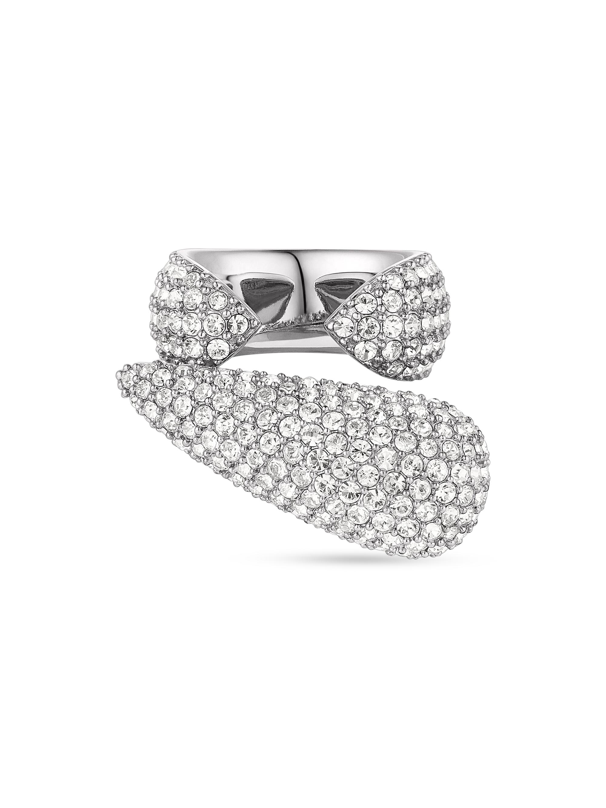 Givenchy Women's Feline Ring in Metal with Crystals - Silvery