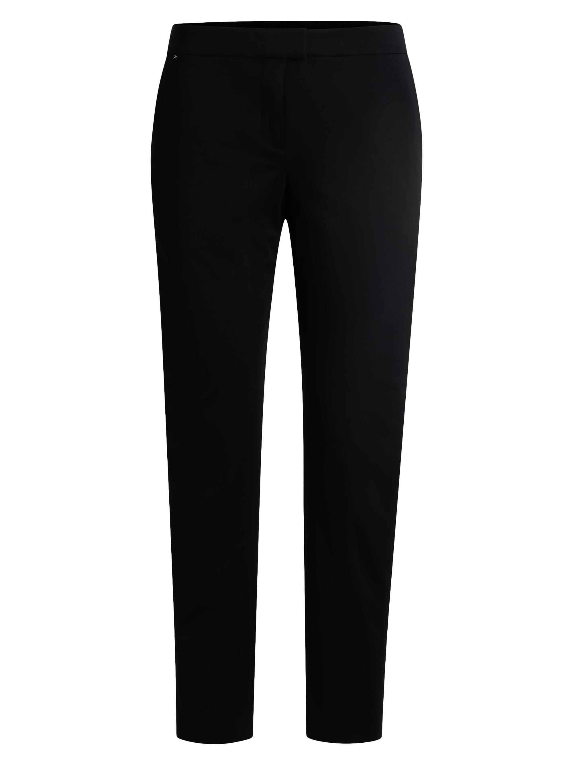 BOSS Women's Slim-Fit Trousers in Performance-Stretch Jersey - Black