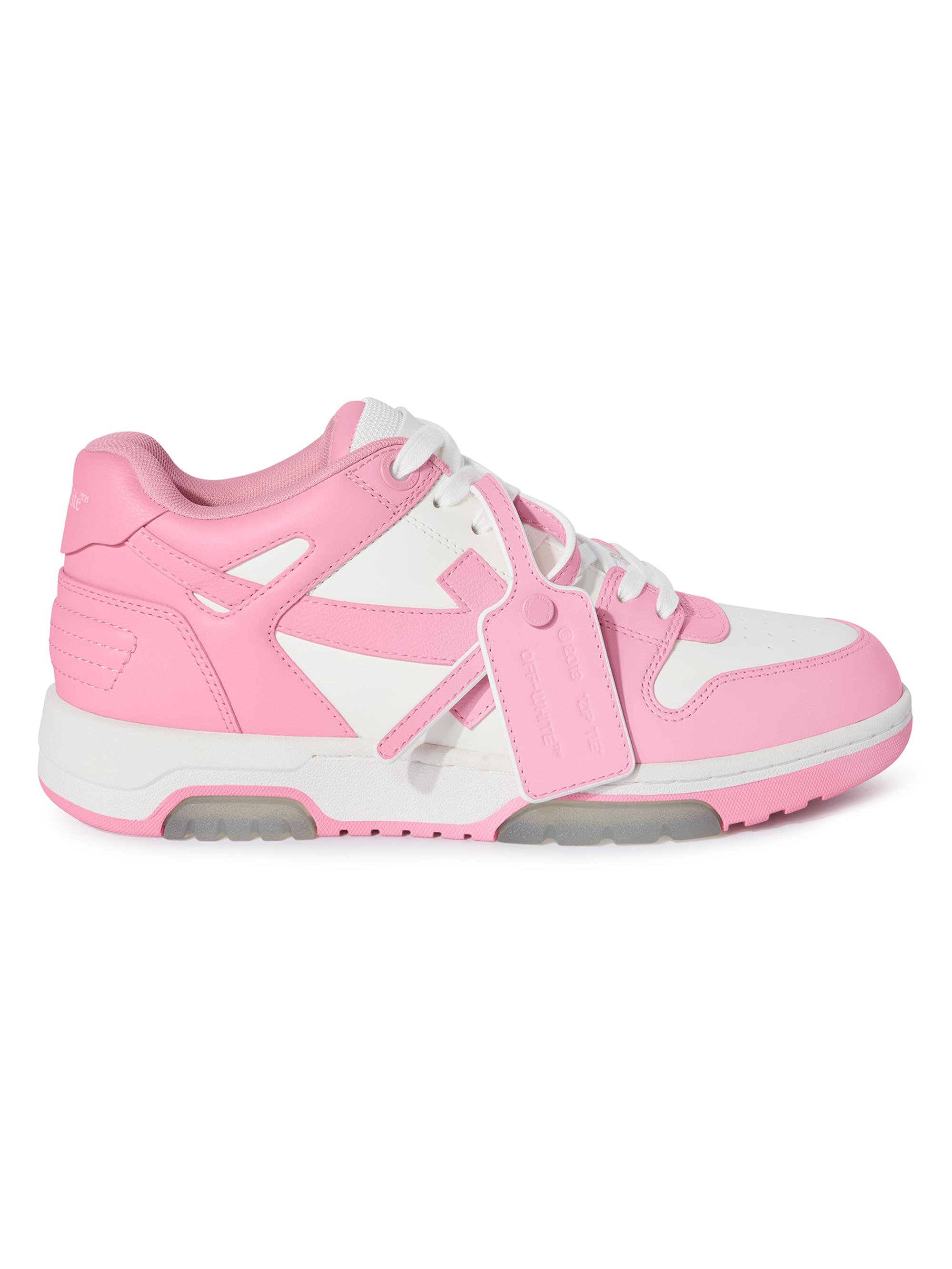 Off-White Women's Out of Office Leather Sneakers - White Mint