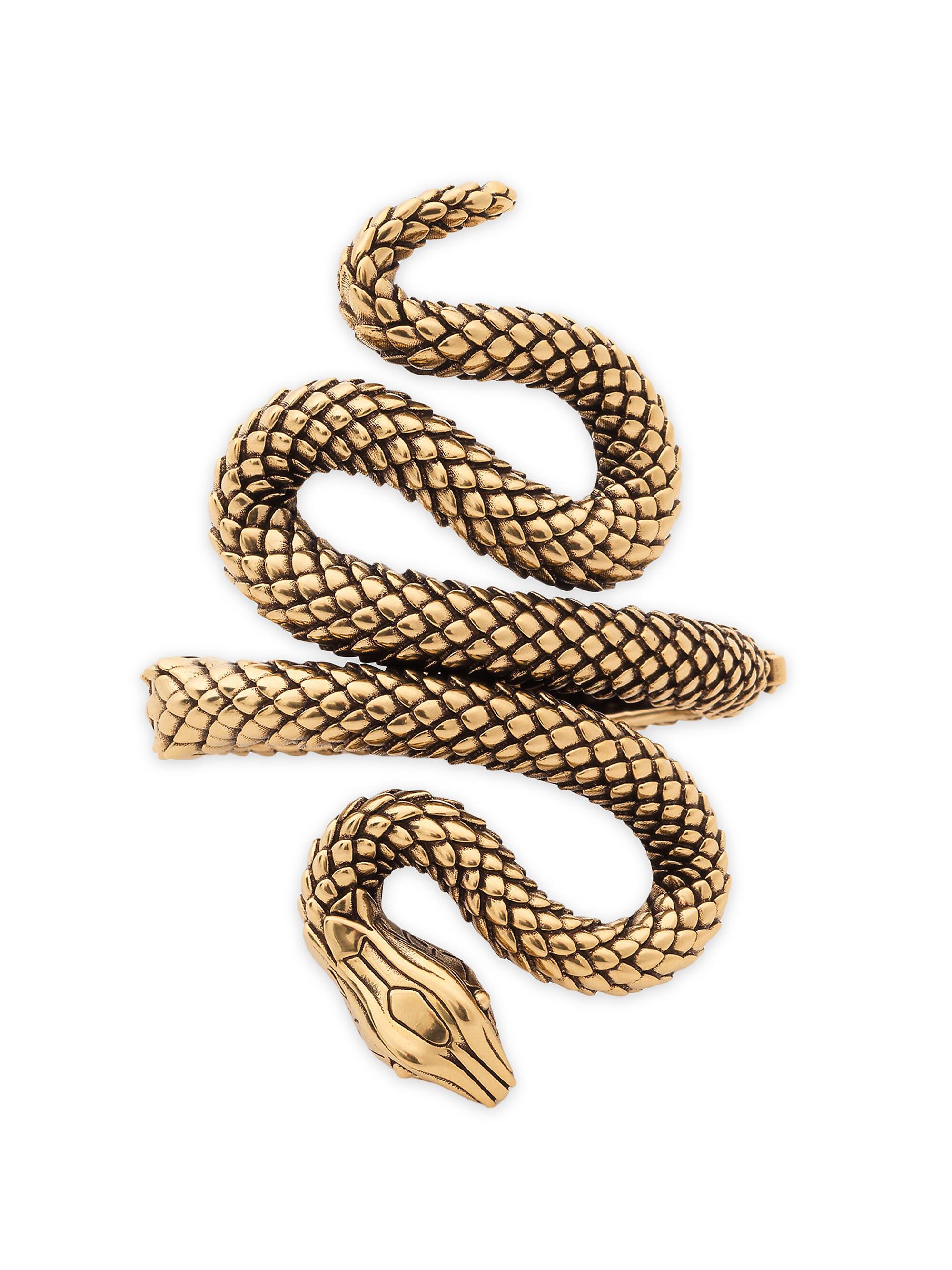 Chloé Women's Snake Vintage Goldtone Bracelet - Vintage Gold
