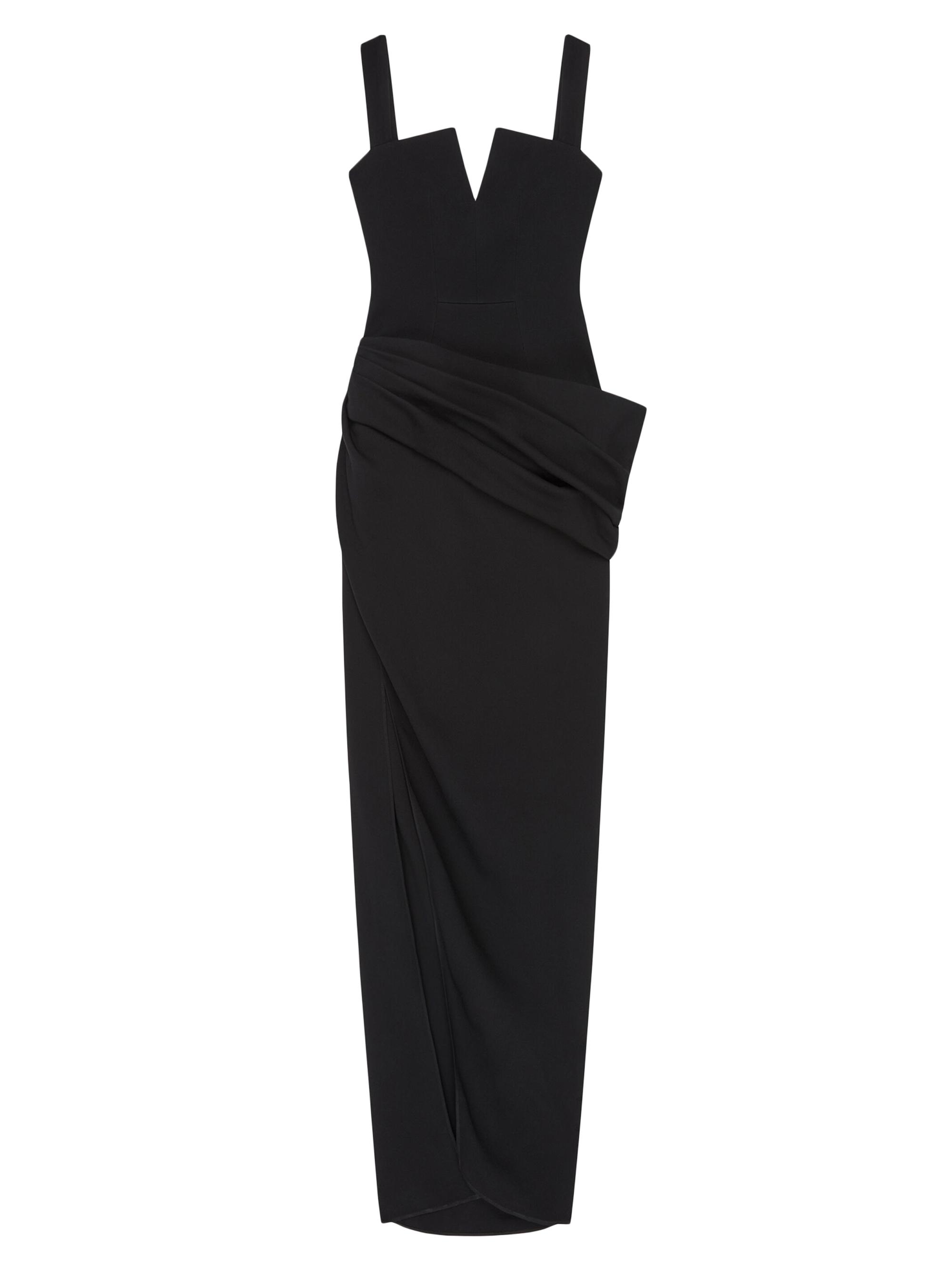 Givenchy Women's Evening Draped Dress - Black