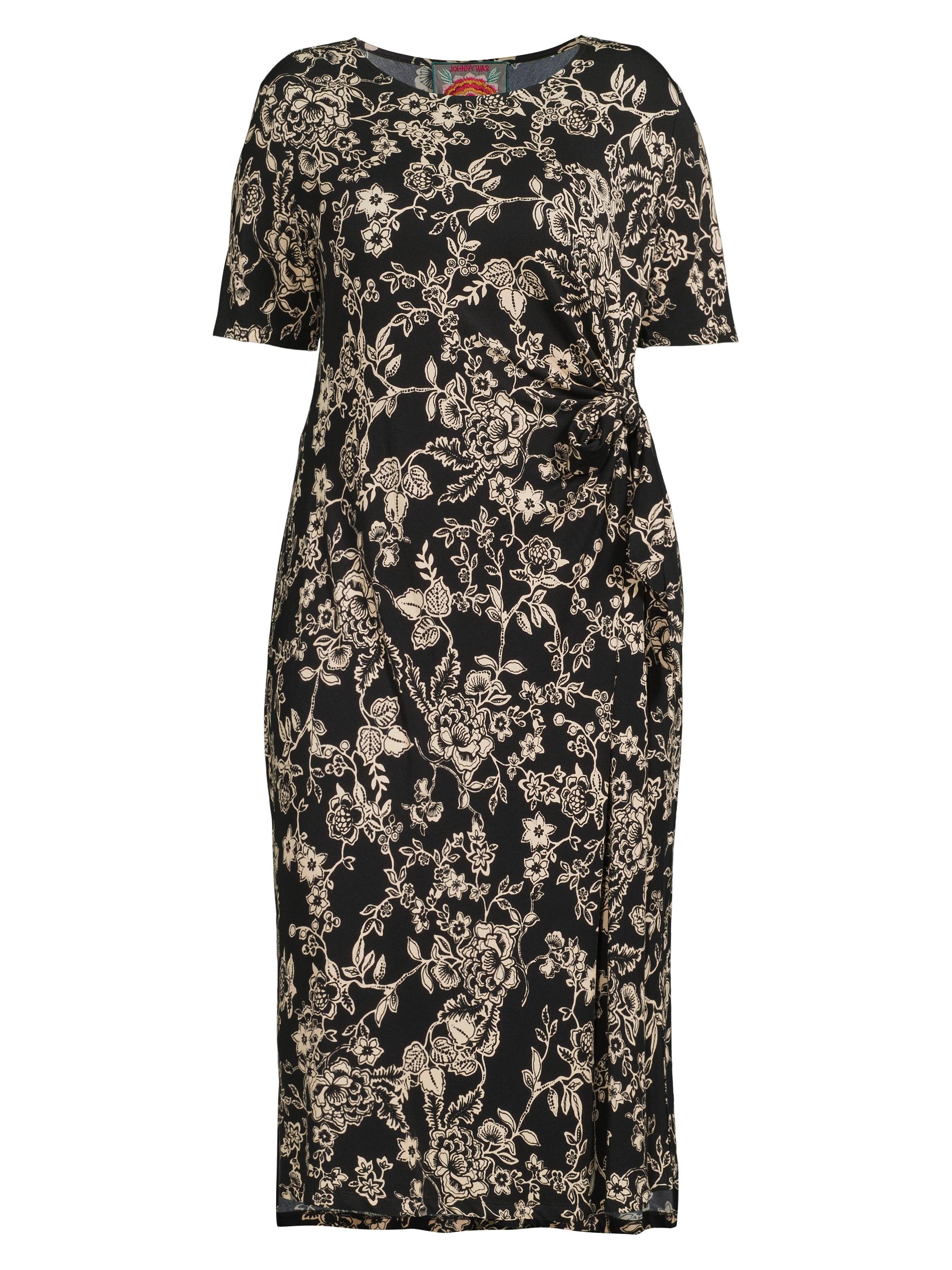 Johnny Was Women's Plus The Janie Favorite Side-Tie Knit Midi-Dress - Vassala