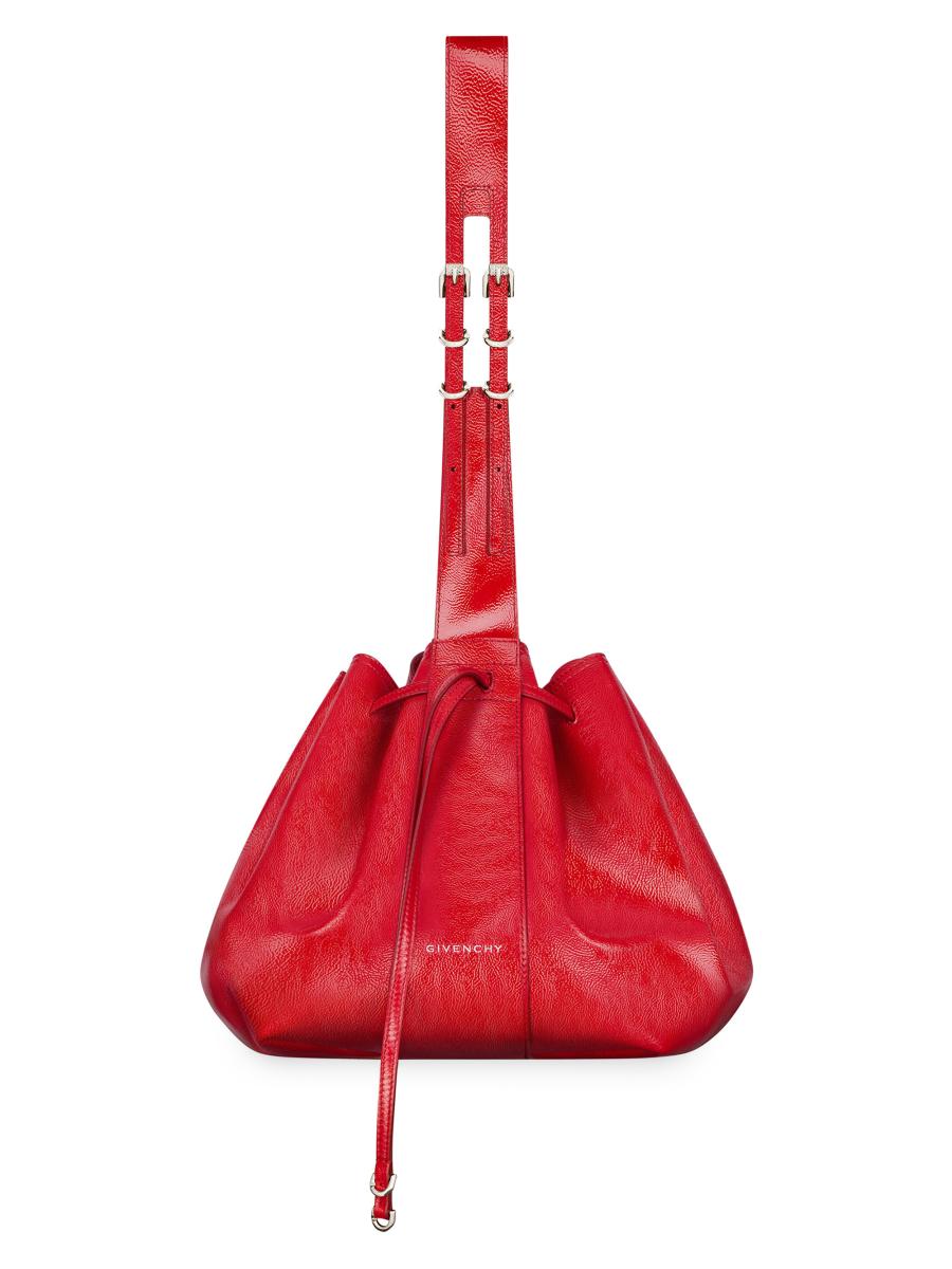【関税＆送料込み】Givenchy Pumpkin Medium Bag In Cracked P Givenchy Medium Pumpkin Bag in Crackled Patent Leather