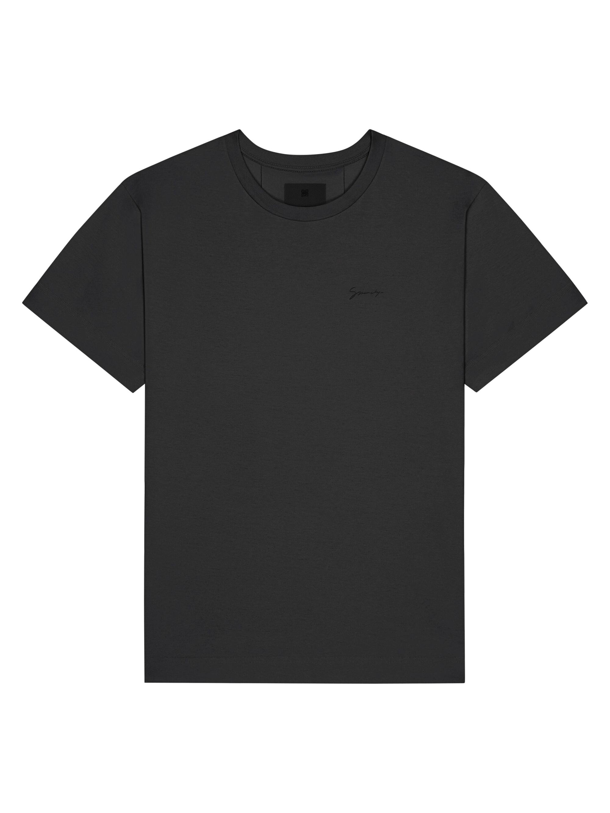 Givenchy Men's Baroque Print Cotton T-Shirt - Charcoal