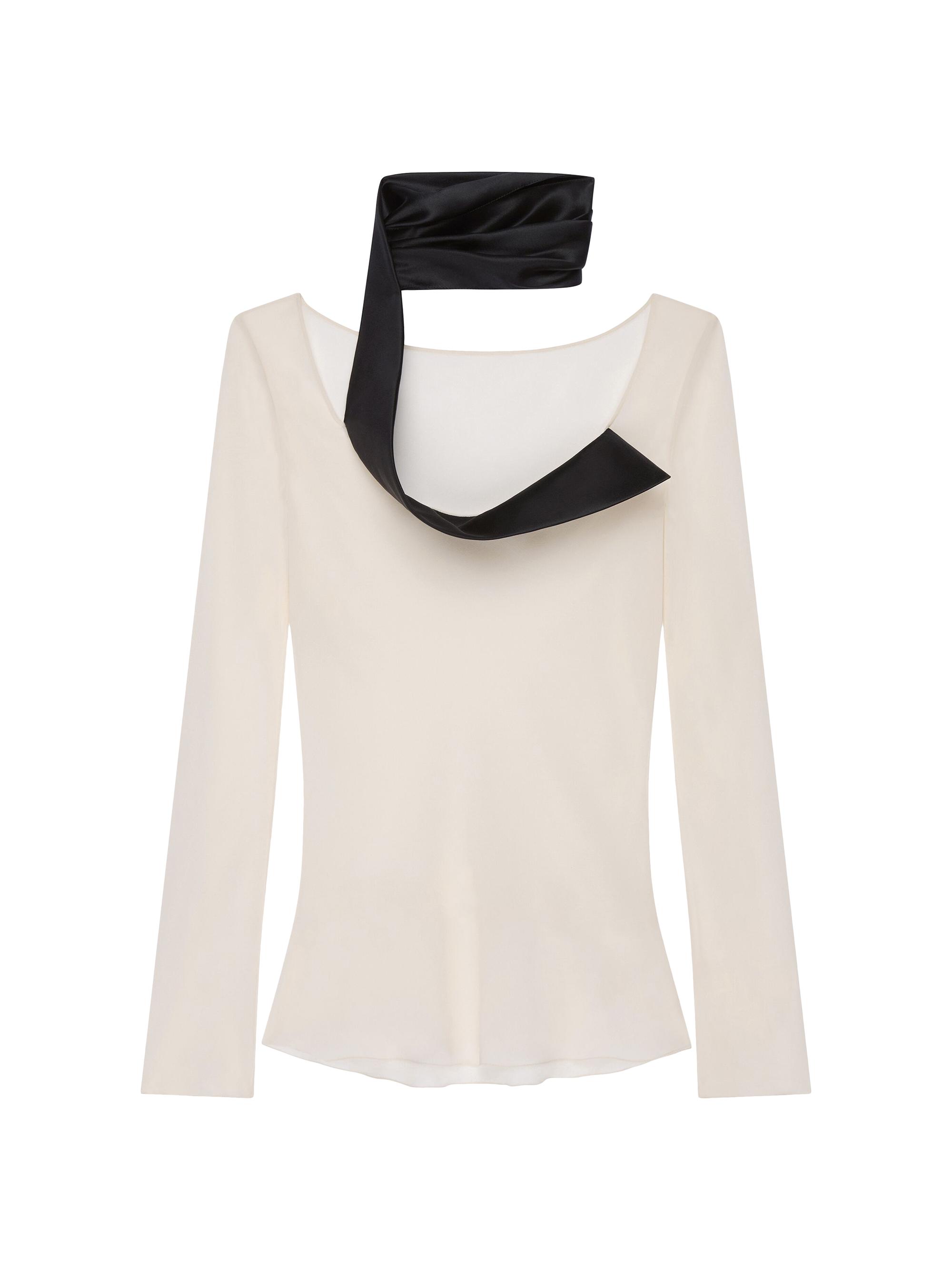 Givenchy Women's Swallow Collar Blouse - Pale Golden