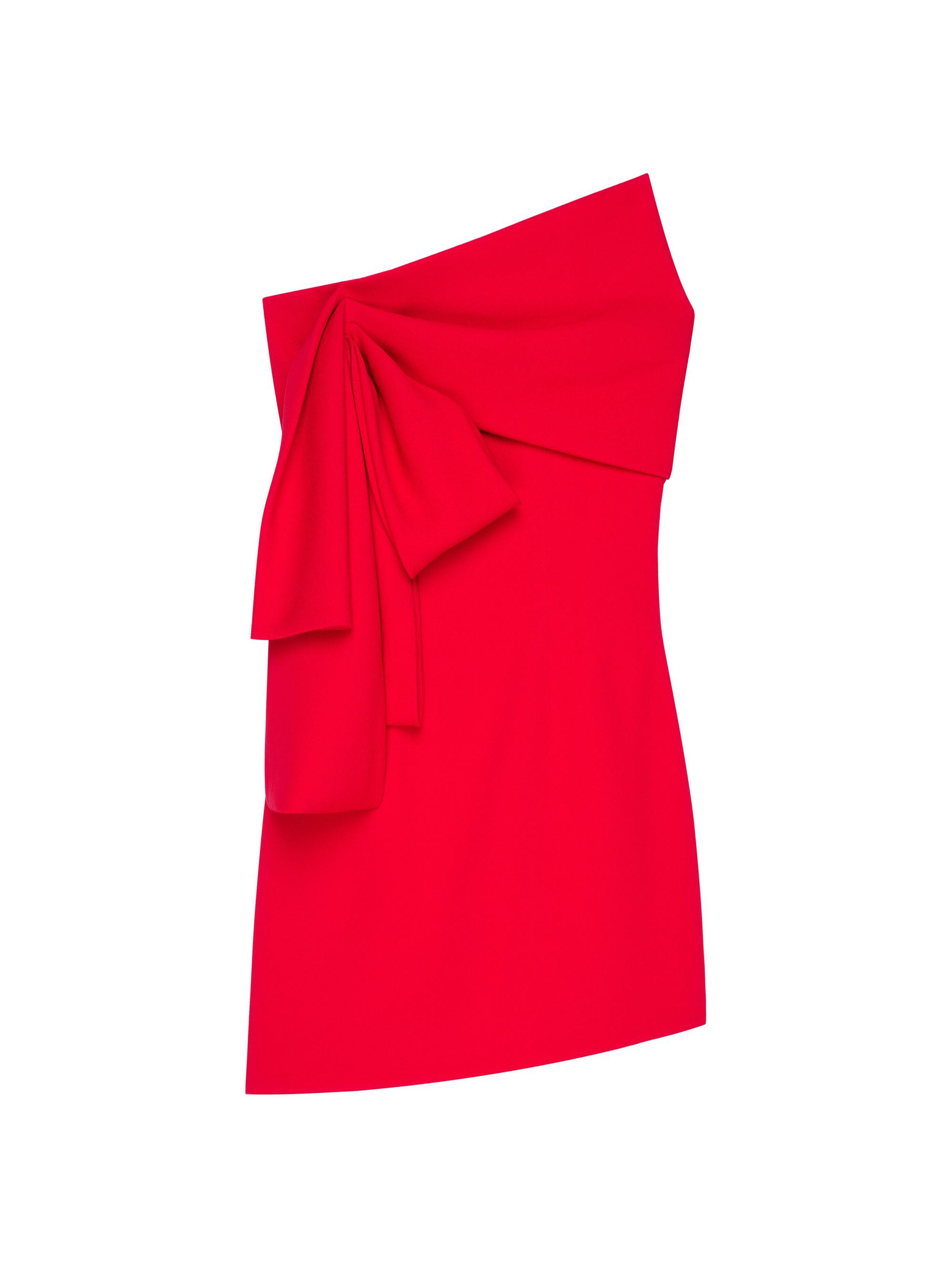 Givenchy Women's Bustier Dress in Sable Stretch - Vermillon