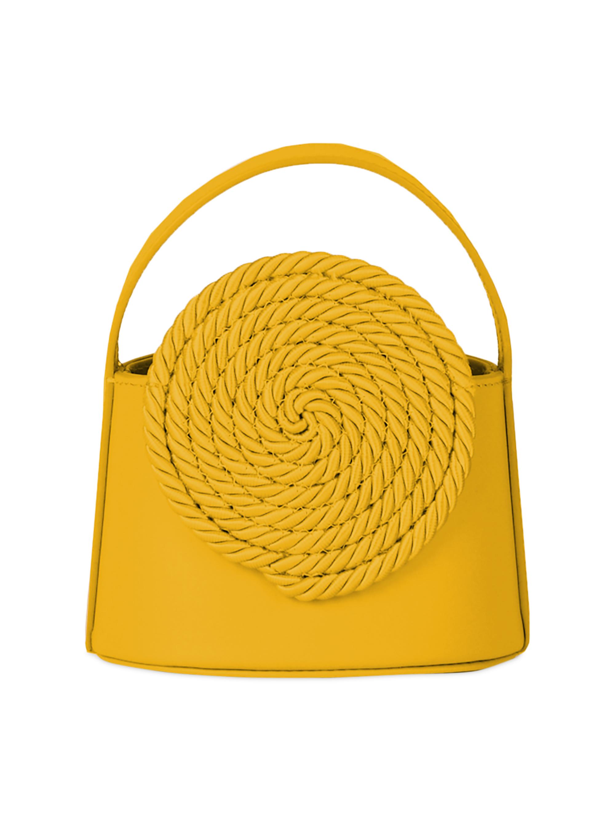 Destree Women's Mini Gunther Passementerie Leather Bag - Yellow