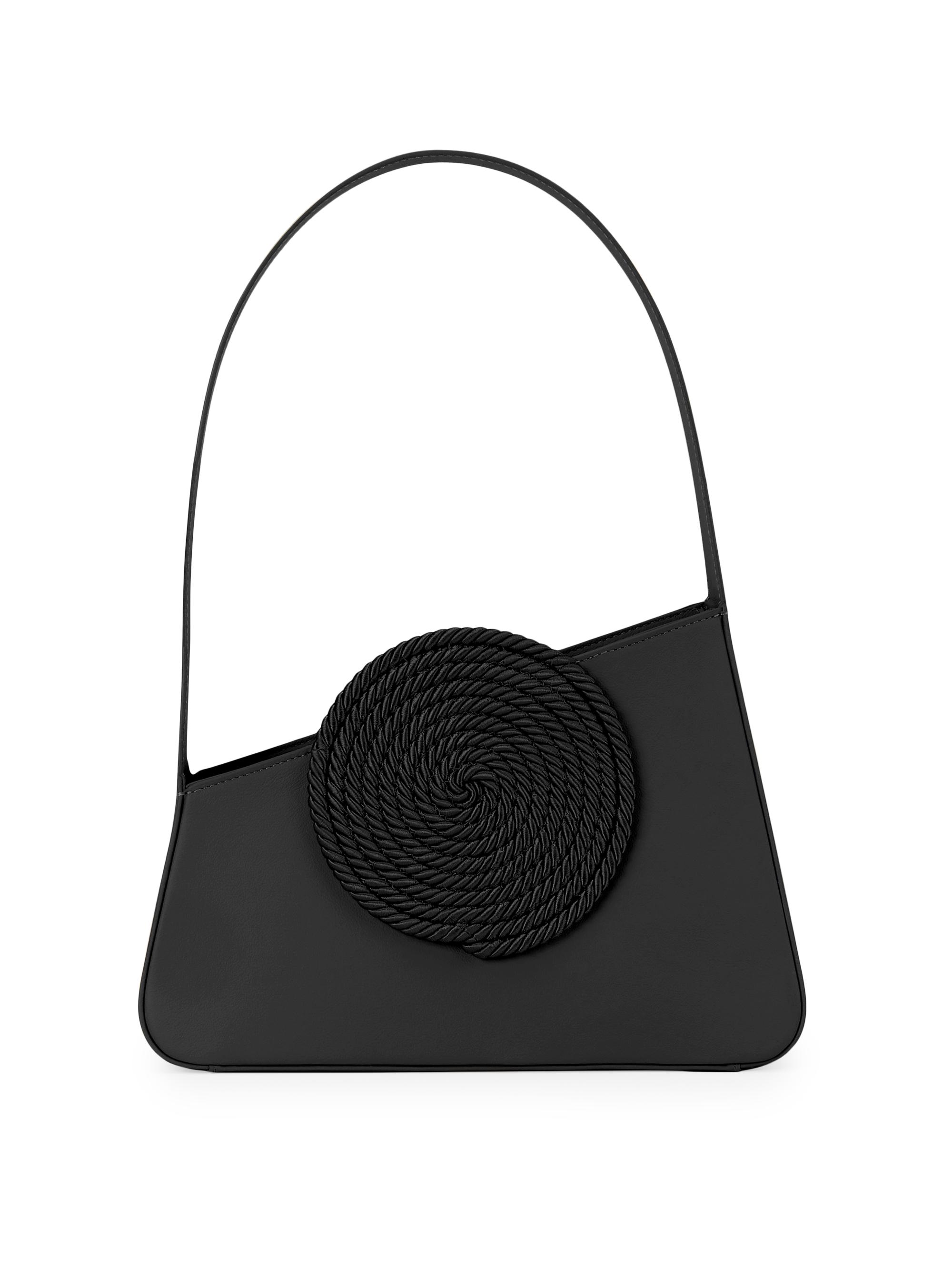 Destree Women's  Albert Passementerie Leather Shoulder Bag - Khaki