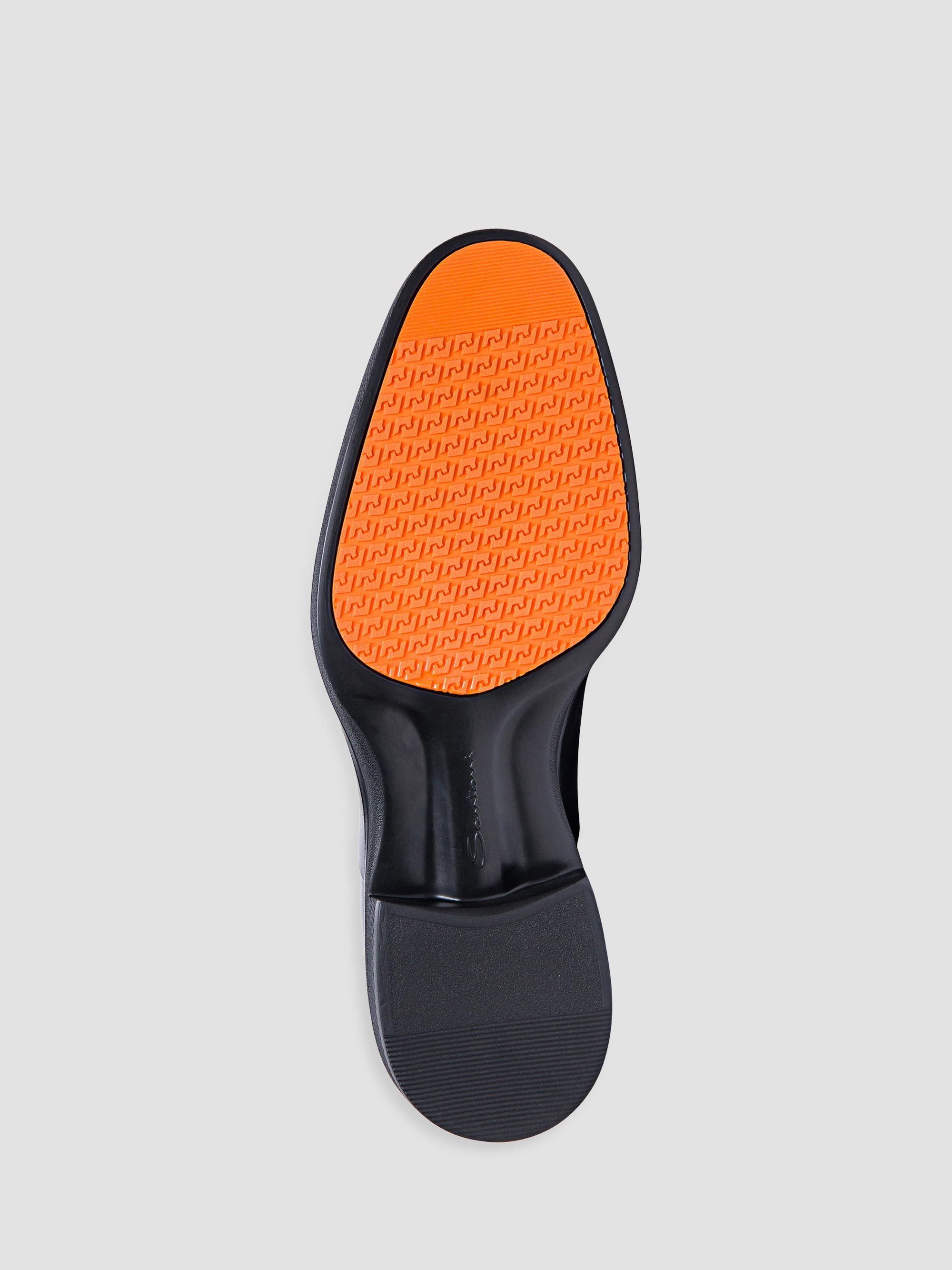 Santoni Leather Cap-Toe Derby Shoes | Saks Fifth Avenue