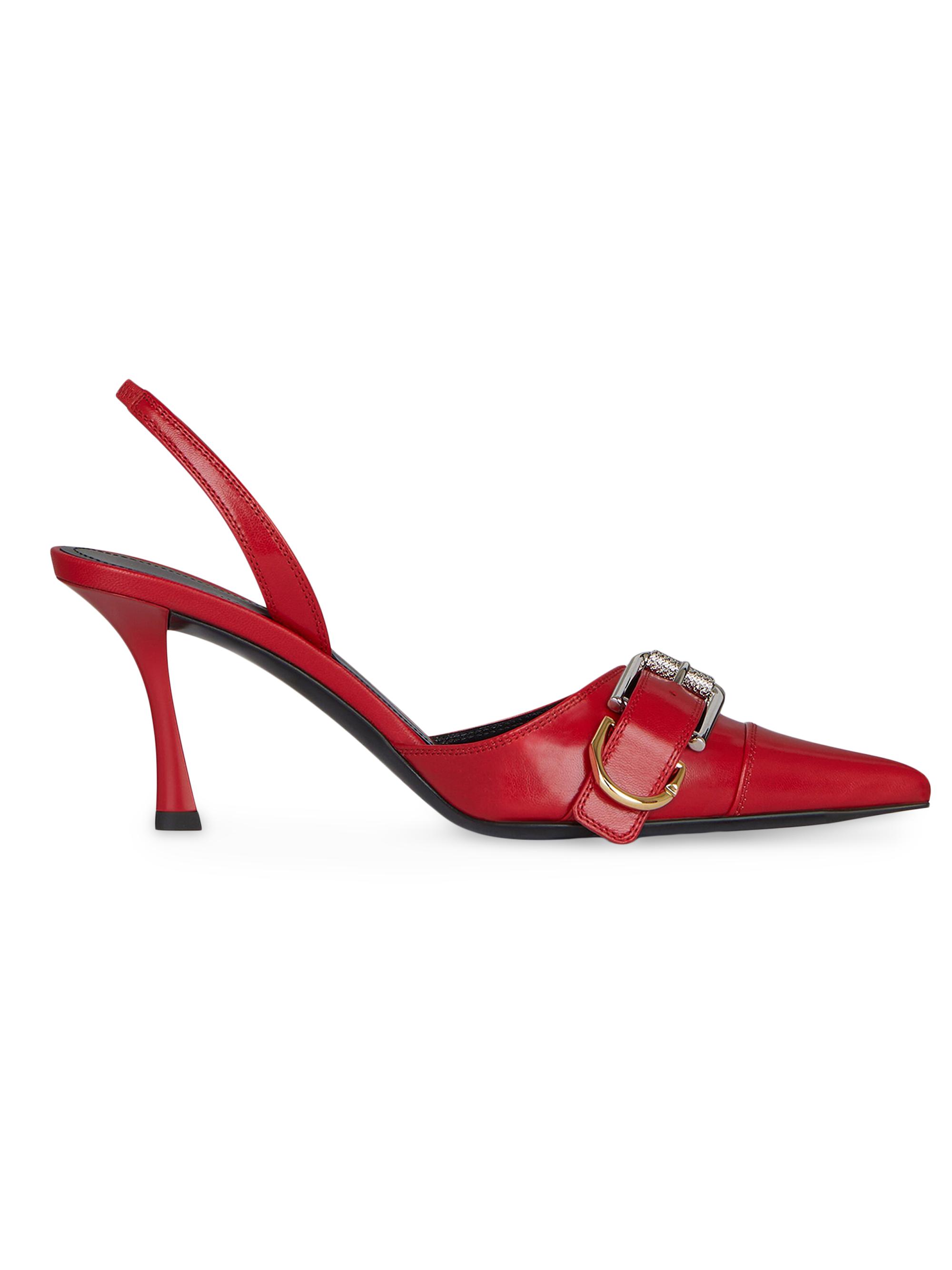Givenchy Women's Voyou Slingbacks in Leather - Red