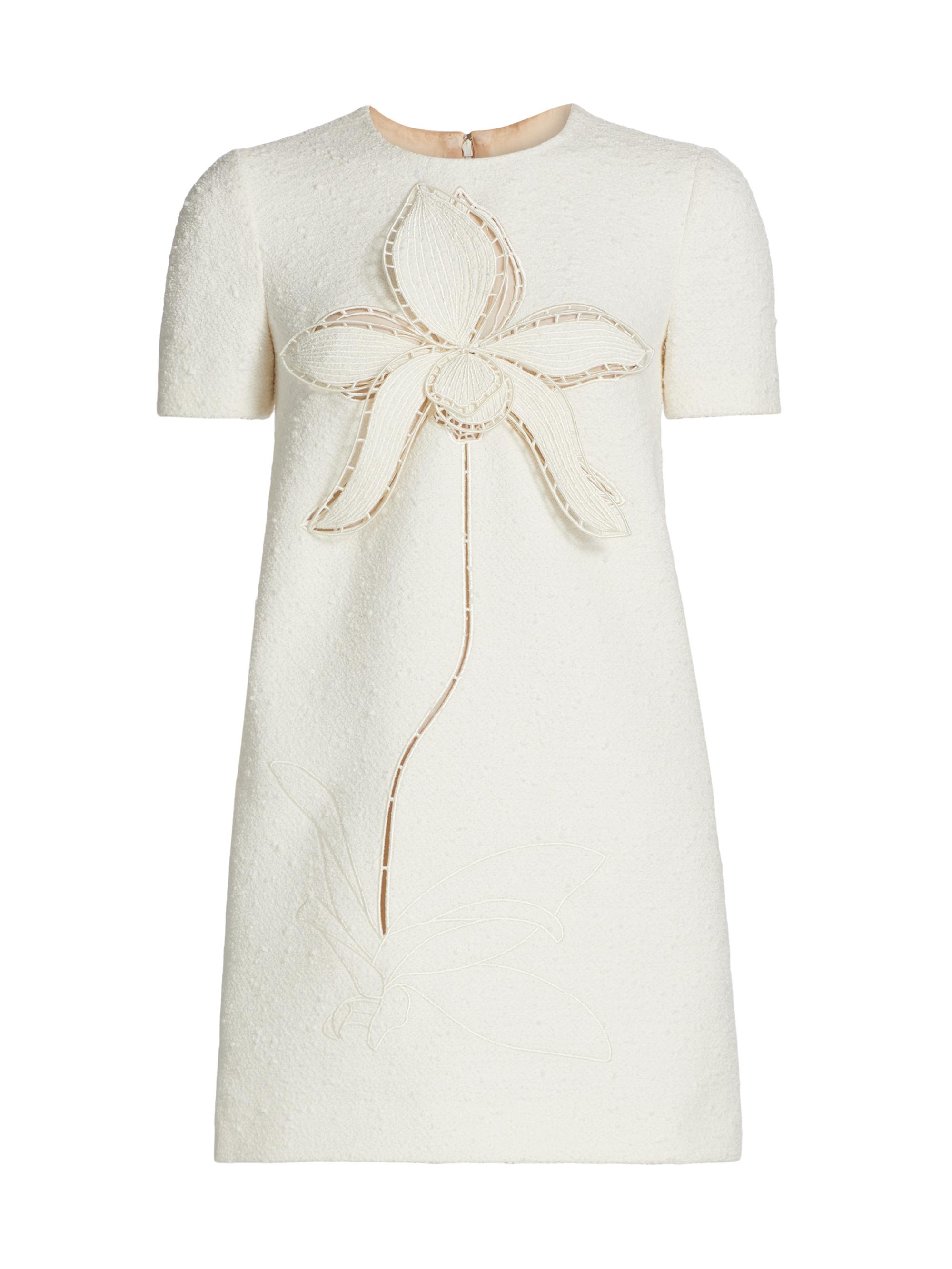 Oscar de la Renta Tweed Shift Minidress | Saks Fifth Avenue