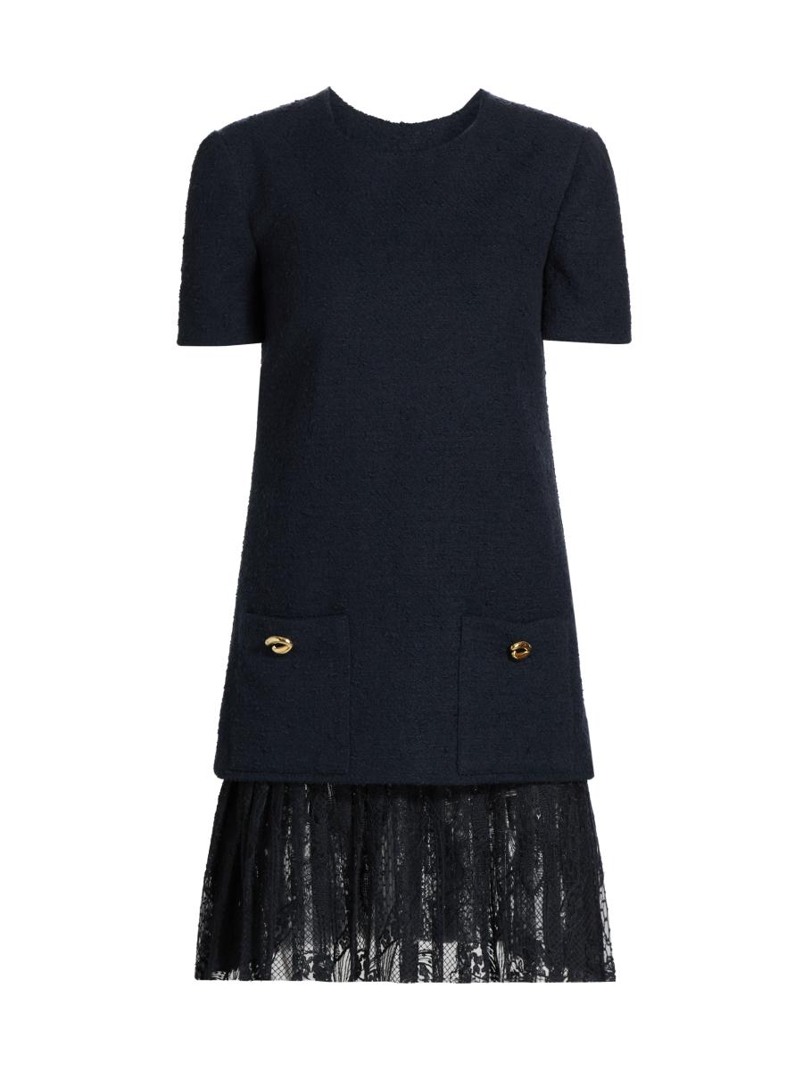 ★新品タグ付き★LE’RURE Docking big ribbon dress Amazon Leaf Belted Silk Dress | GUESS