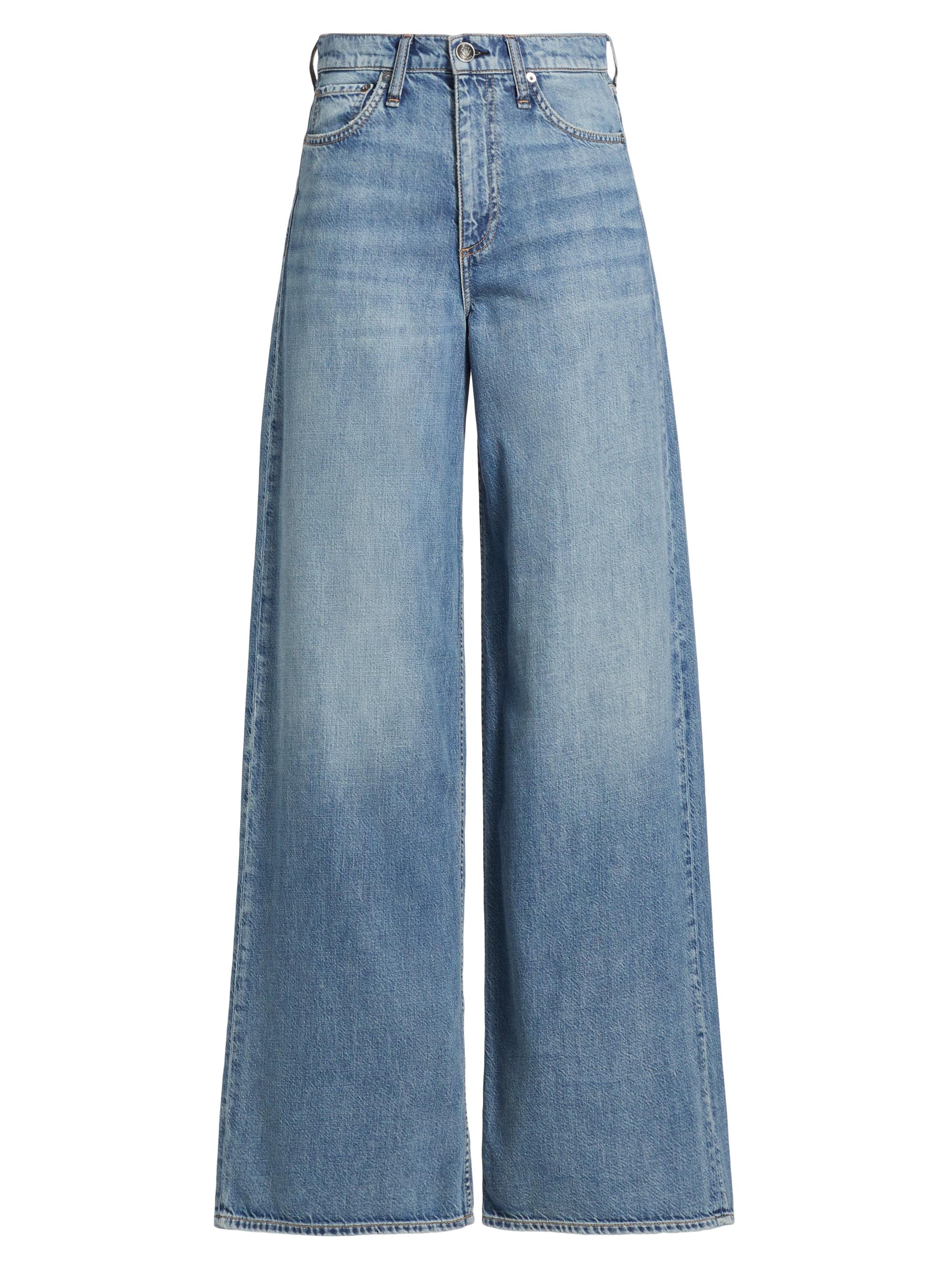rag & bone Women's Featherweight Sofie Wide-Leg Jeans - Beverly