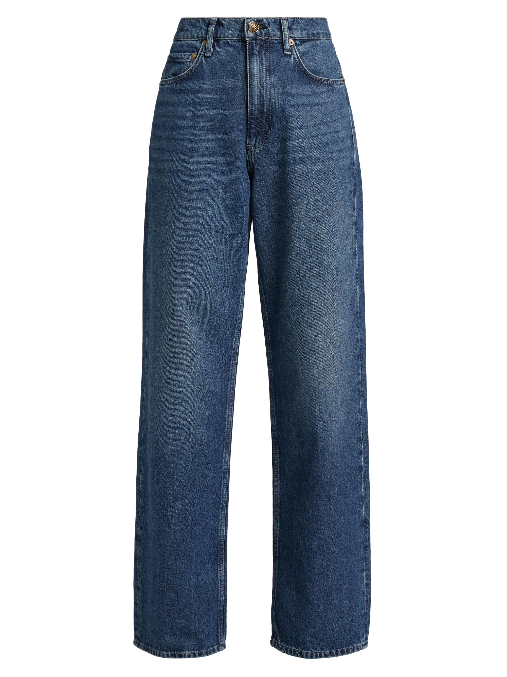 rag & bone Cam Low-Rise Straight-Leg Jeans | Saks Fifth Avenue