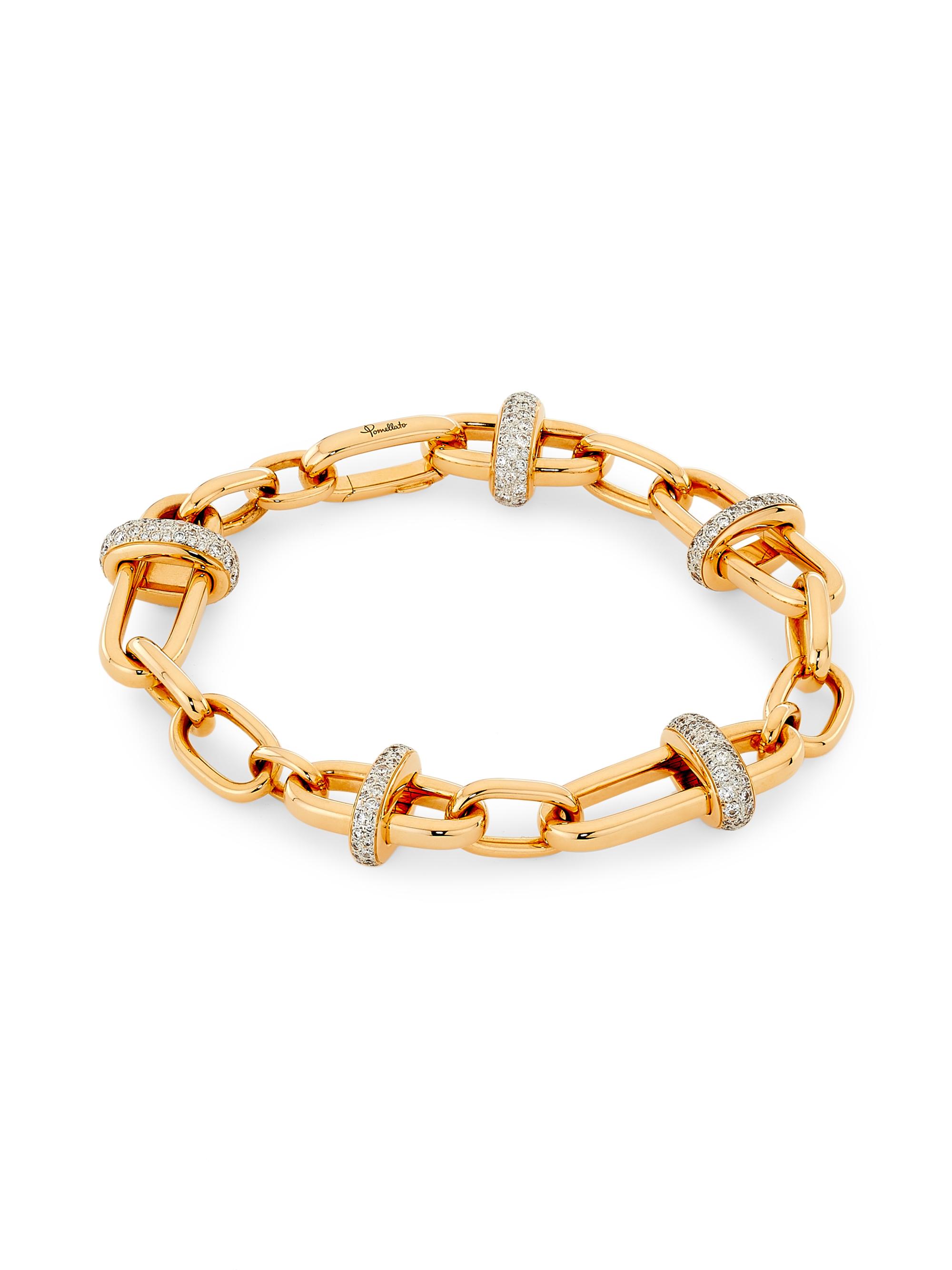Pomellato Women's Iconica 18K Rose Gold & 2.23 TCW Diamond Bracelet - Rose Gold