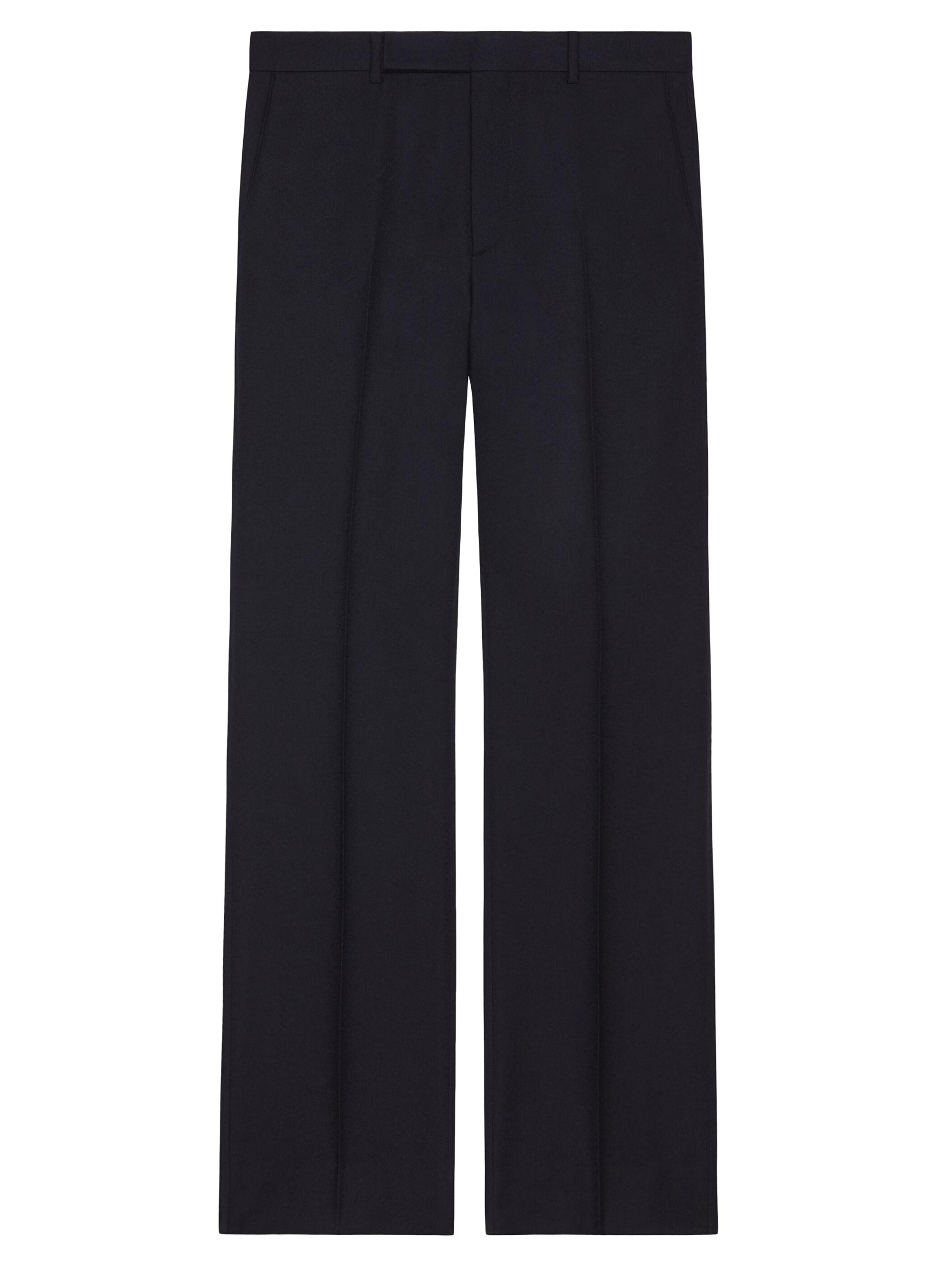 Givenchy Men's Slim Fit Tailored Pants in Wool - Night Blue