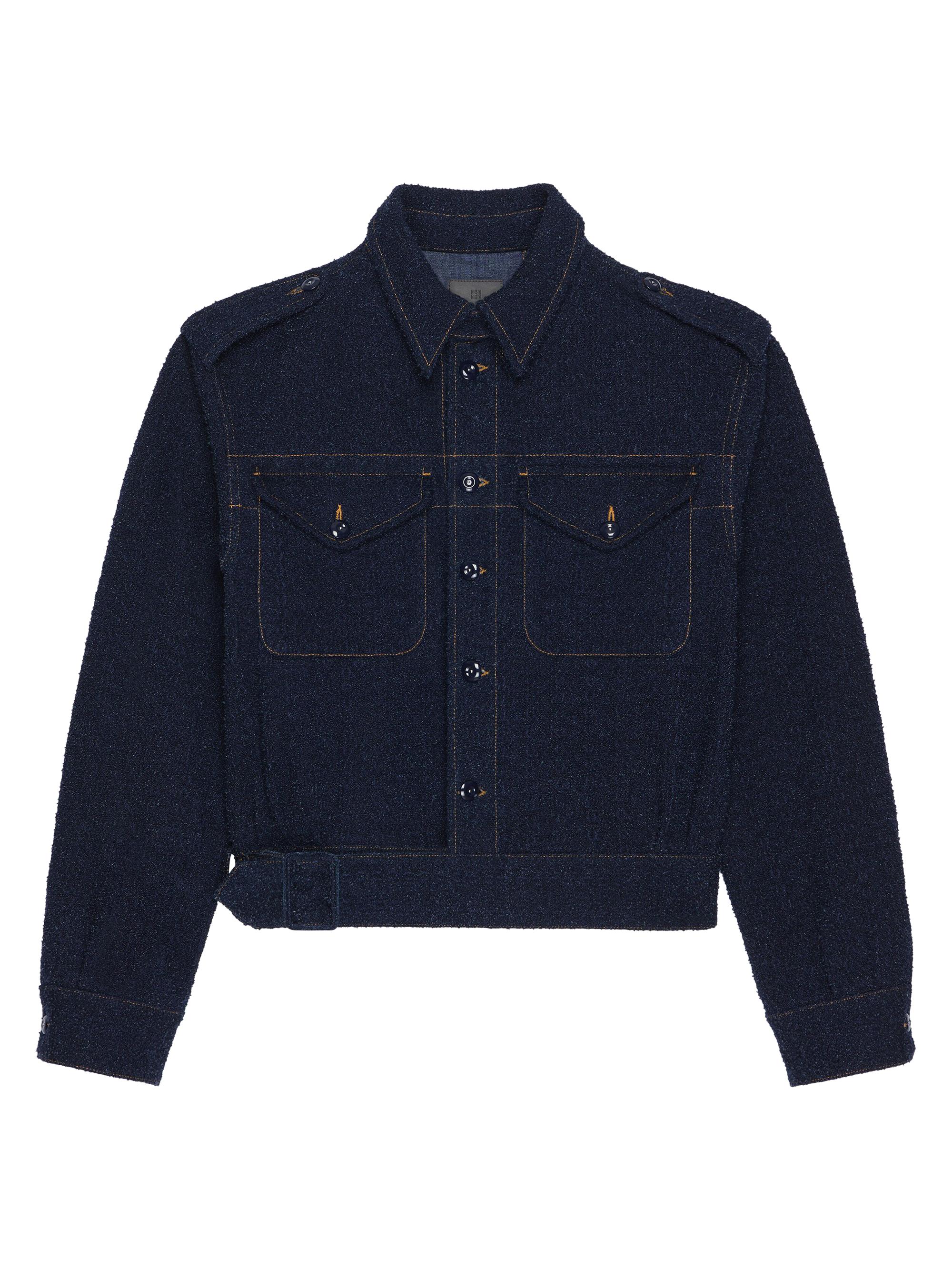 Givenchy Padded Jacket in Mixed Fabrics with Monogram 72