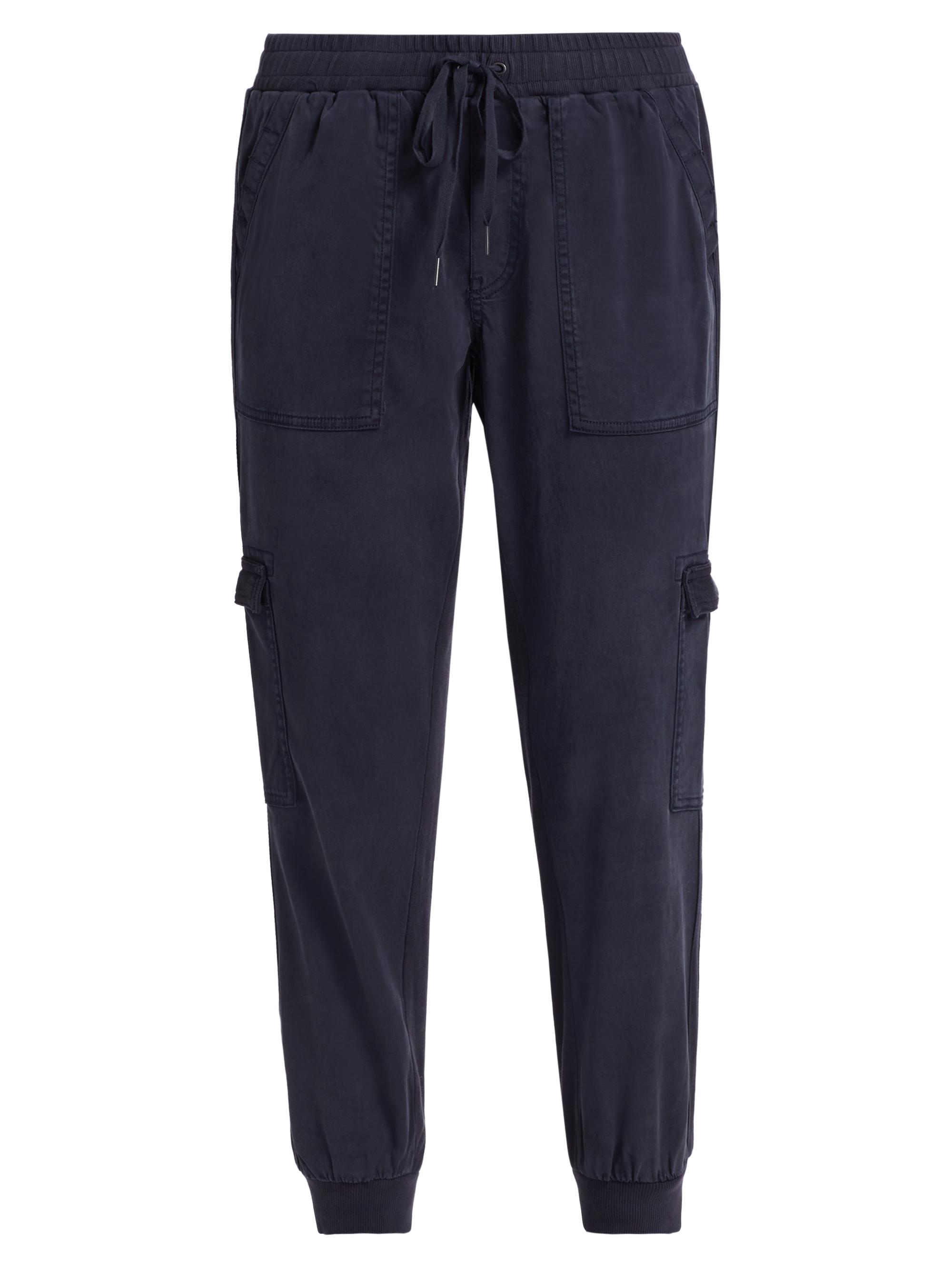 Splendid Women's Jaclyn Elasticized Cargo Jogger Pants - Navy