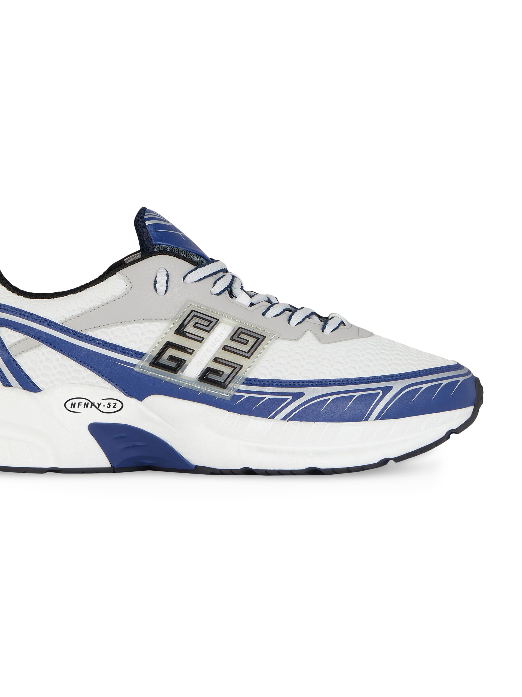 Shop Givenchy NFNTY-52 Runner Sneakers in Synthetic Leather and 