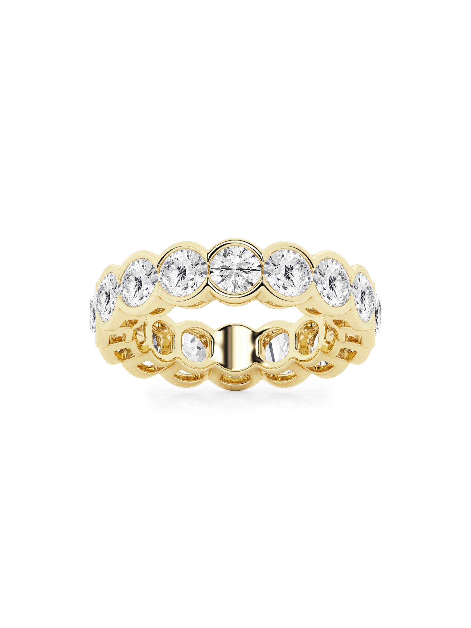 Saks Fifth Avenue Collection Women's 14K Yellow Gold & Round Lab-Grown Diamond Eternity Band/2.00-5.00 TCW - 5 Tcw