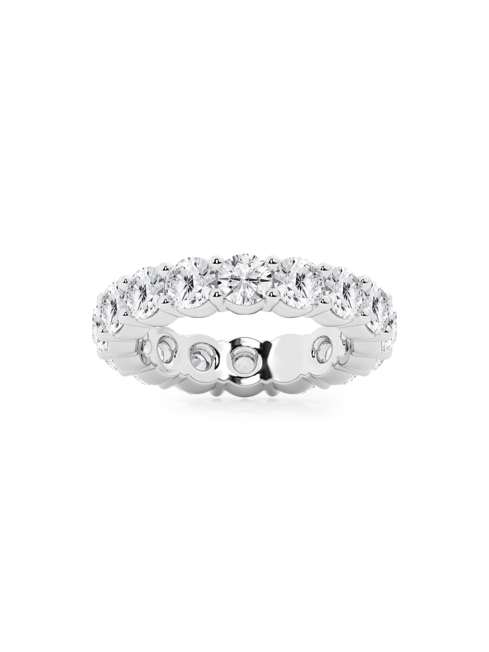 Saks Fifth Avenue Collection Women's Platinum & Round Lab-Grown Diamond Eternity Band/2.00-5.00 TCW - 5 Tcw