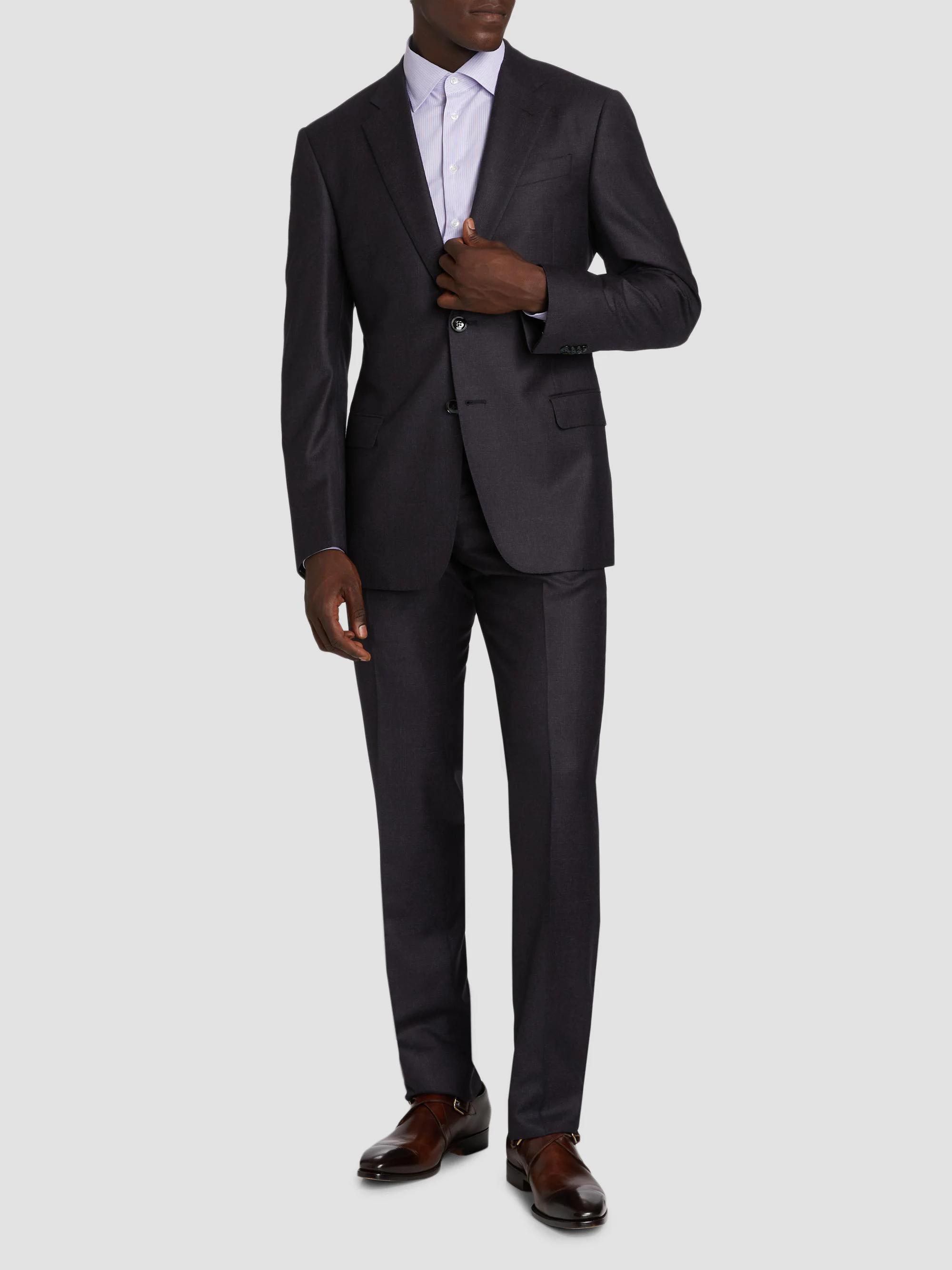 Giorgio Armani Single-Breasted Wool-Blend Suit | Saks Fifth Avenue