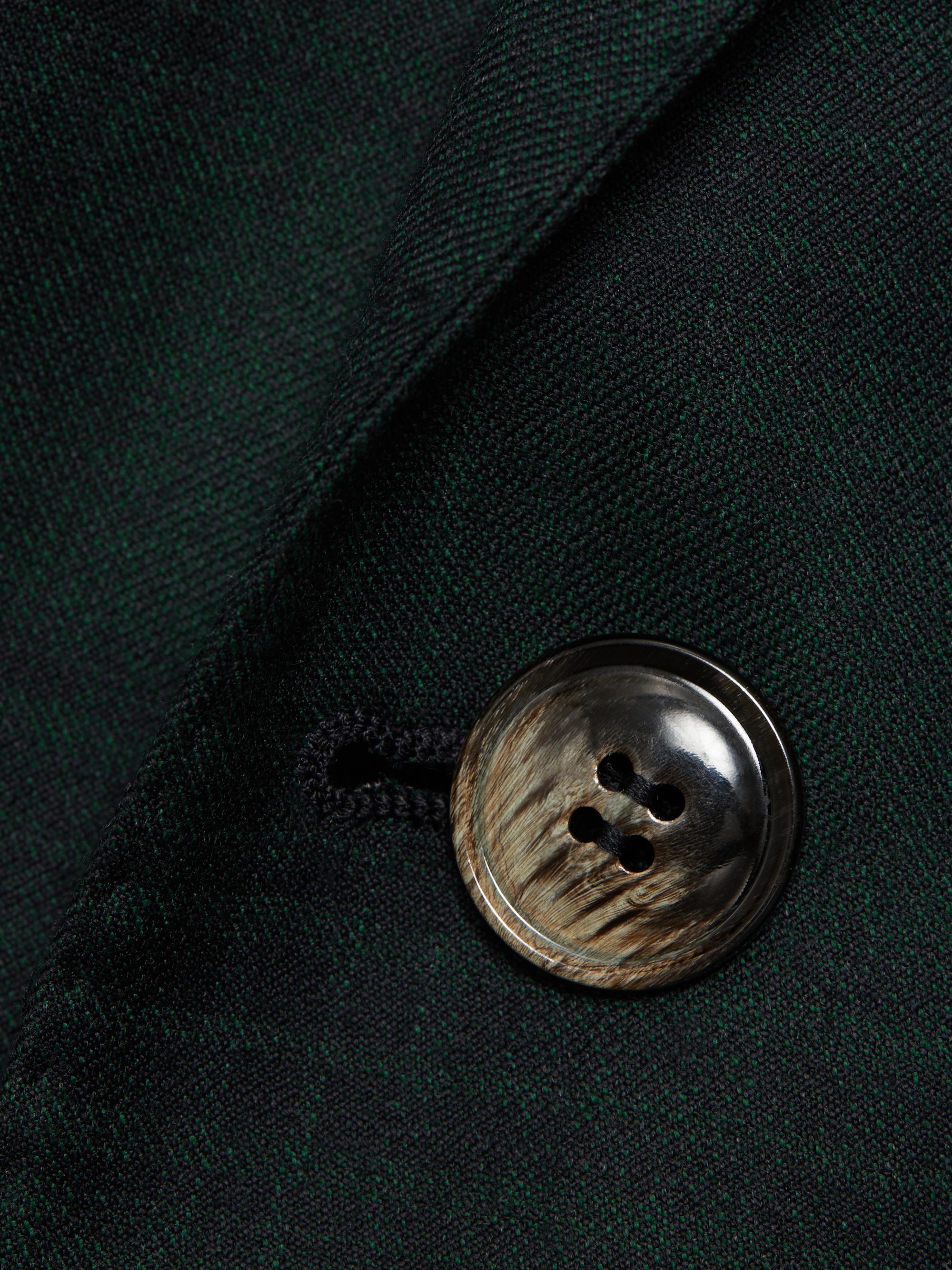 Giorgio Armani Plaid Wool-Cashmere Single-Breasted Blazer | Saks