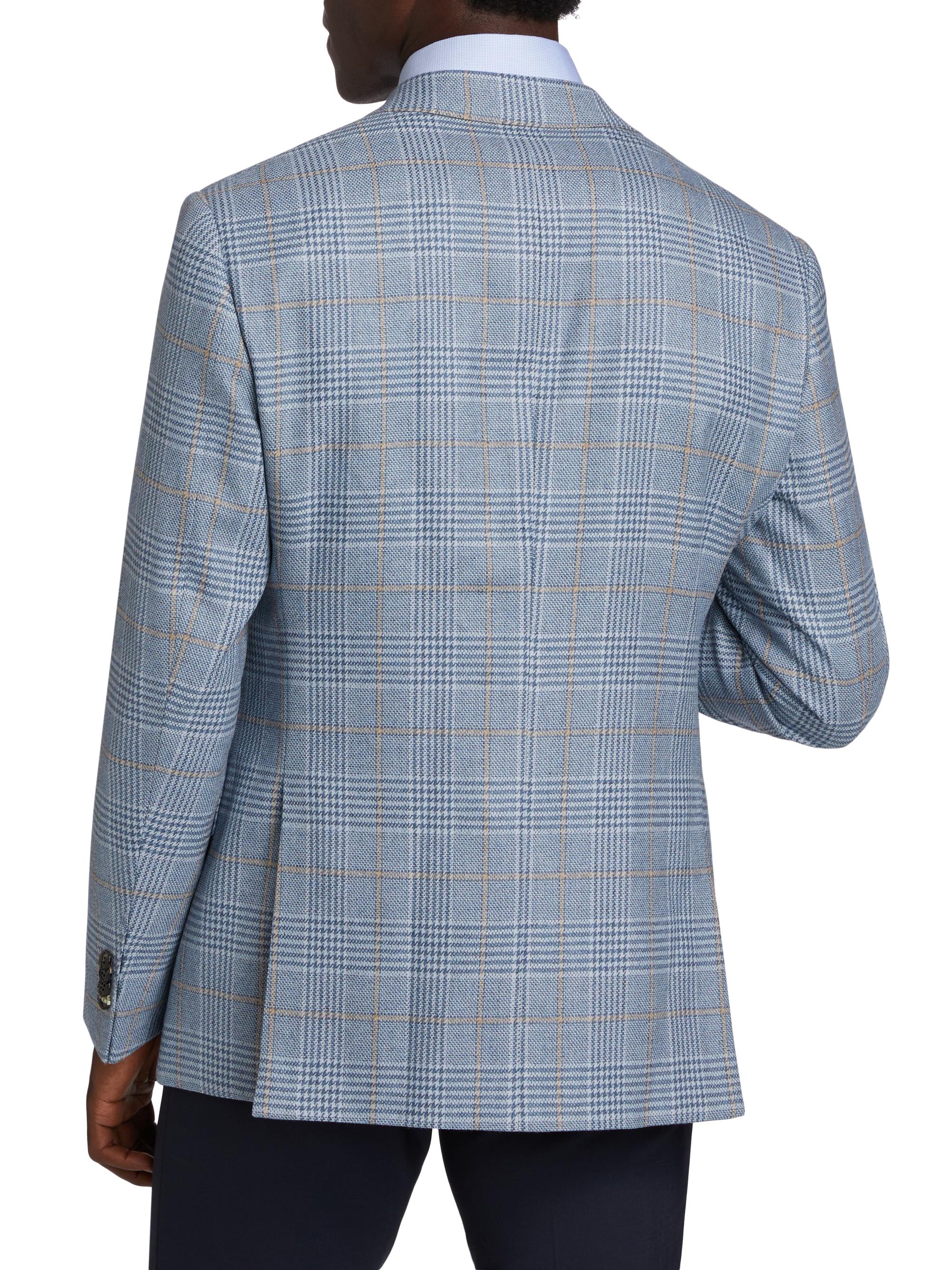 Giorgio Armani Plaid Tailored Wool Jacket | Saks Fifth Avenue