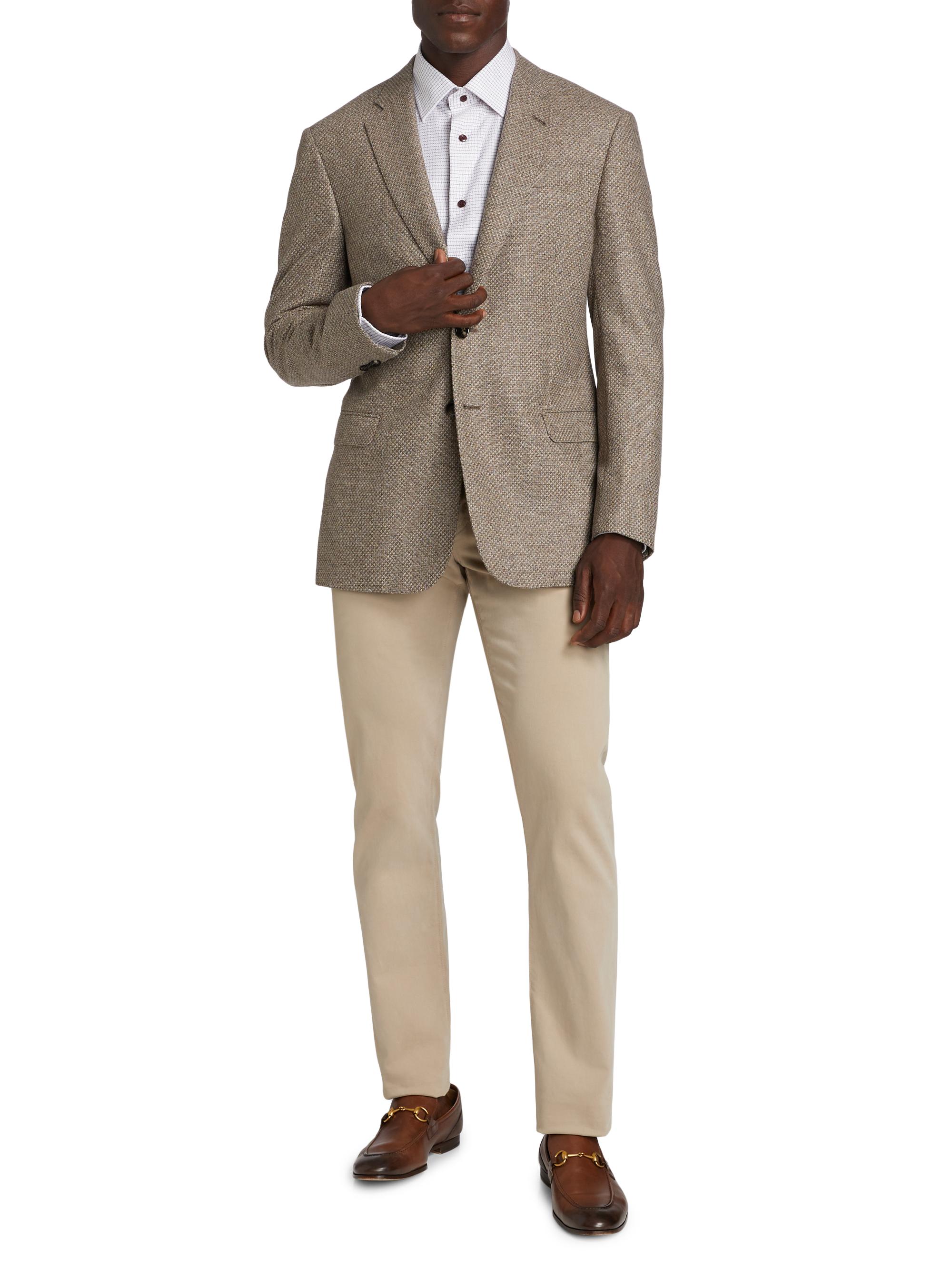 Giorgio Armani Textured Wool & Cashmere Jacket | Saks Fifth Avenue