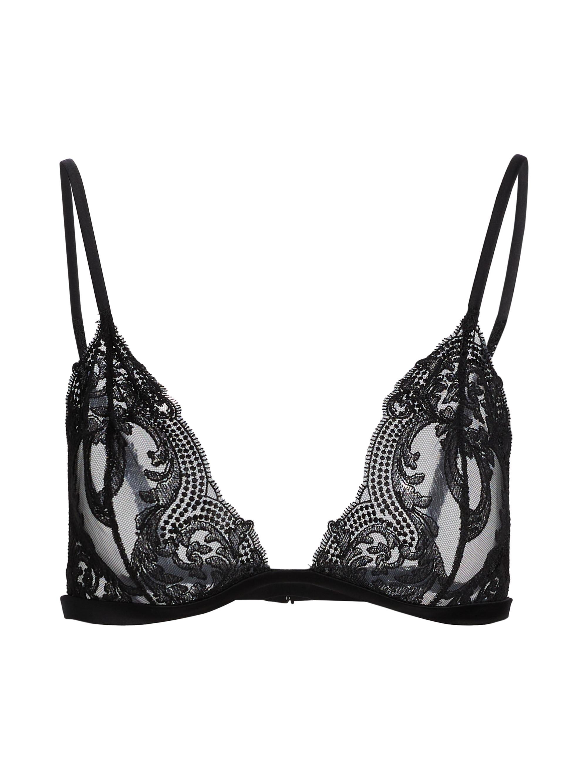 Kiki de Montparnasse Women's Voltaire Lace Soft Bra - Black