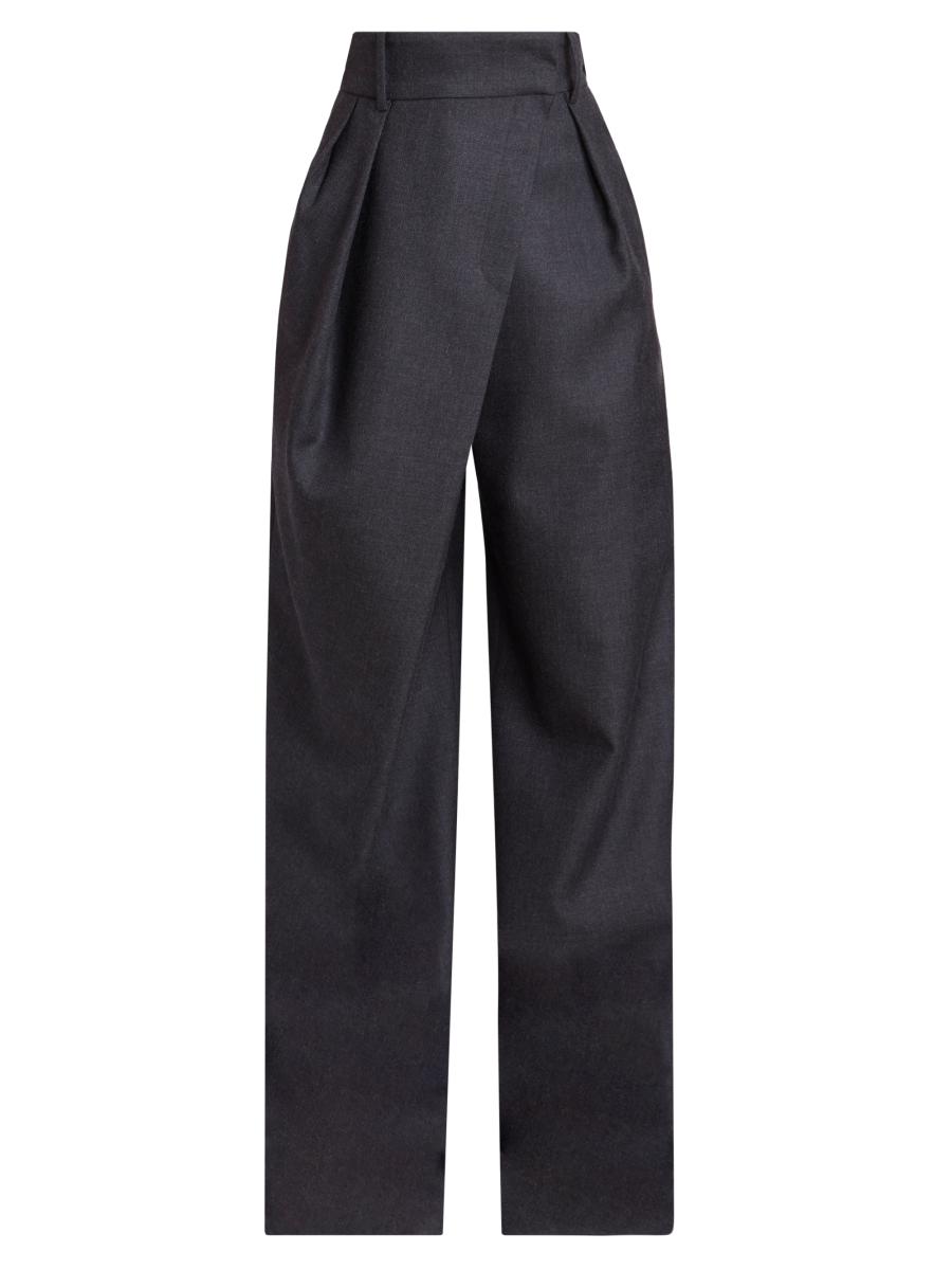 LOEWE Wool-Blend Wrap Trousers | Saks Fifth Avenue