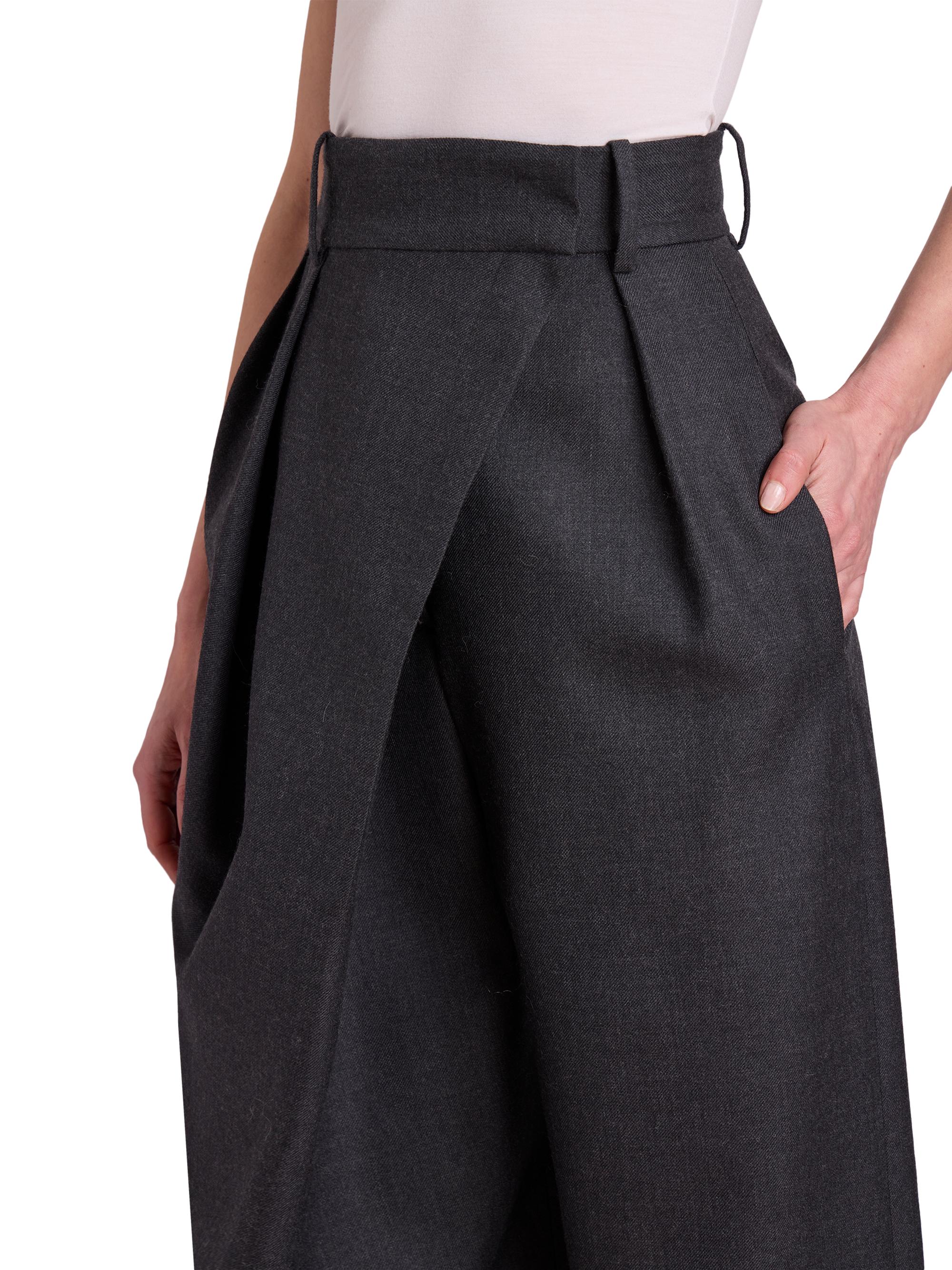 LOEWE Wool-Blend Wrap Trousers | Saks Fifth Avenue