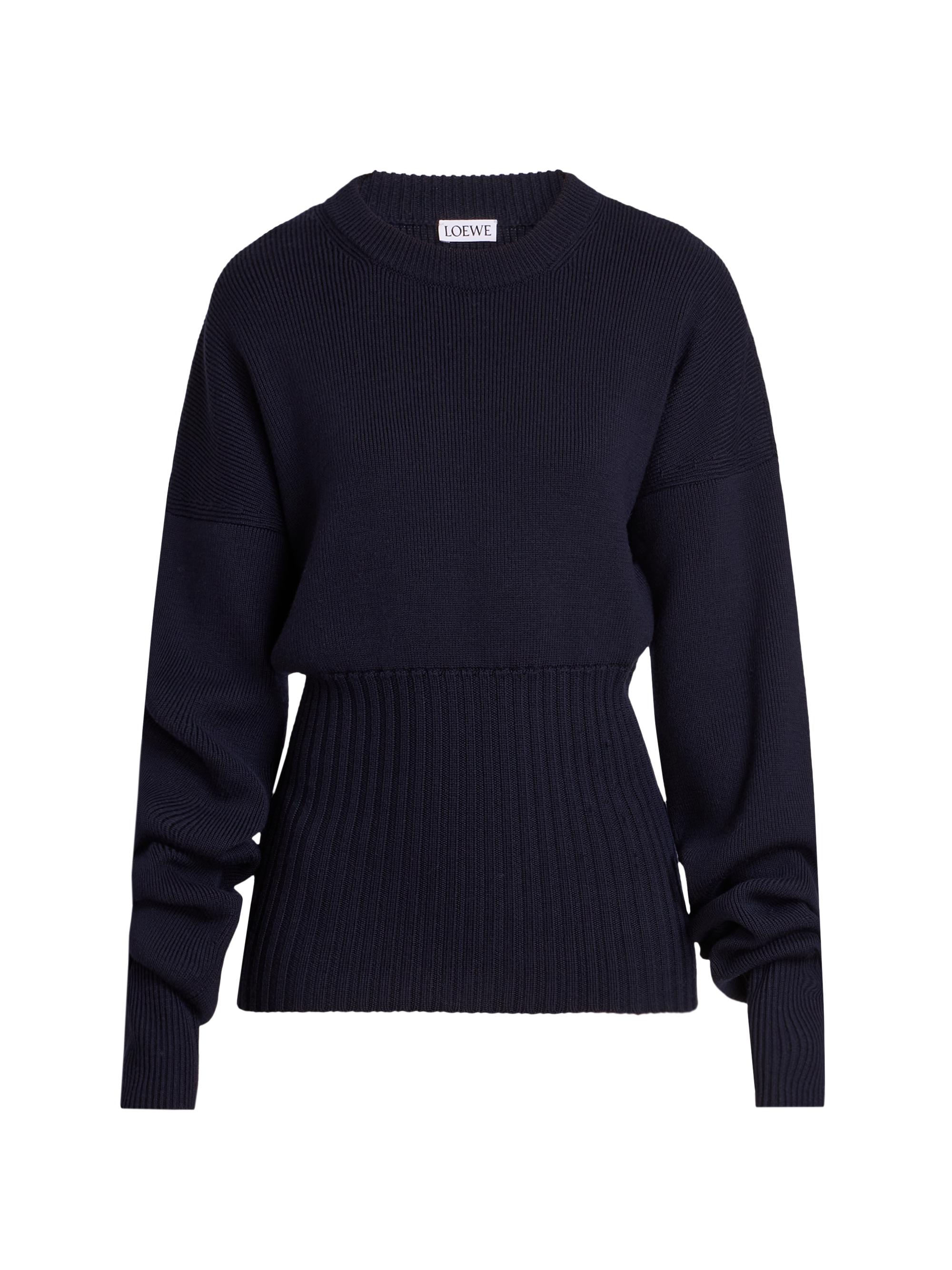 トップス LOEWE Wool Knit LOEWE Cinched Wool Sweater | Saks Fifth Avenue