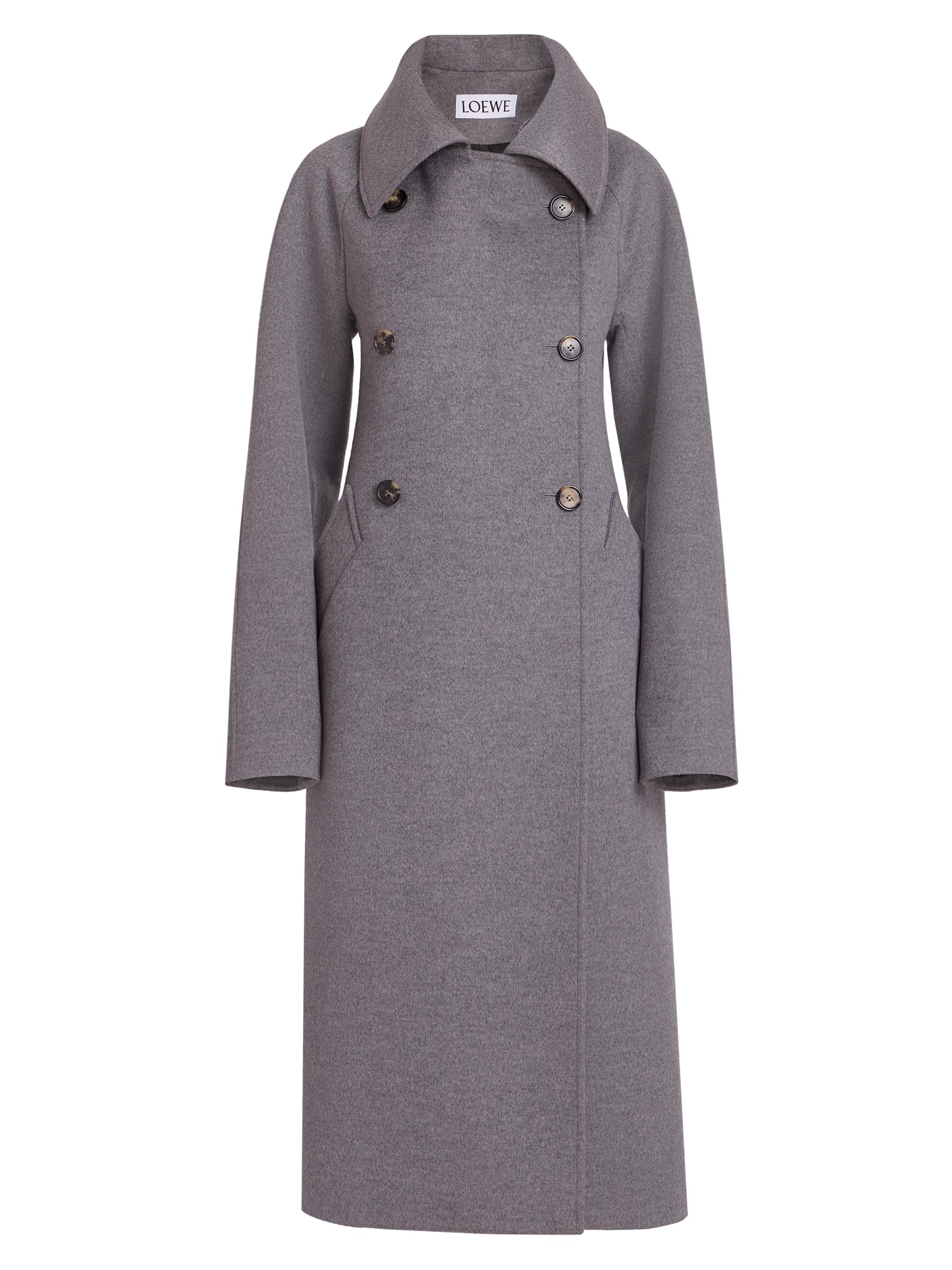 ジャケット・アウター LOEWE cashmere blend wool coat LOEWE Wool and cashmere-blend coat | Harvey Nichols