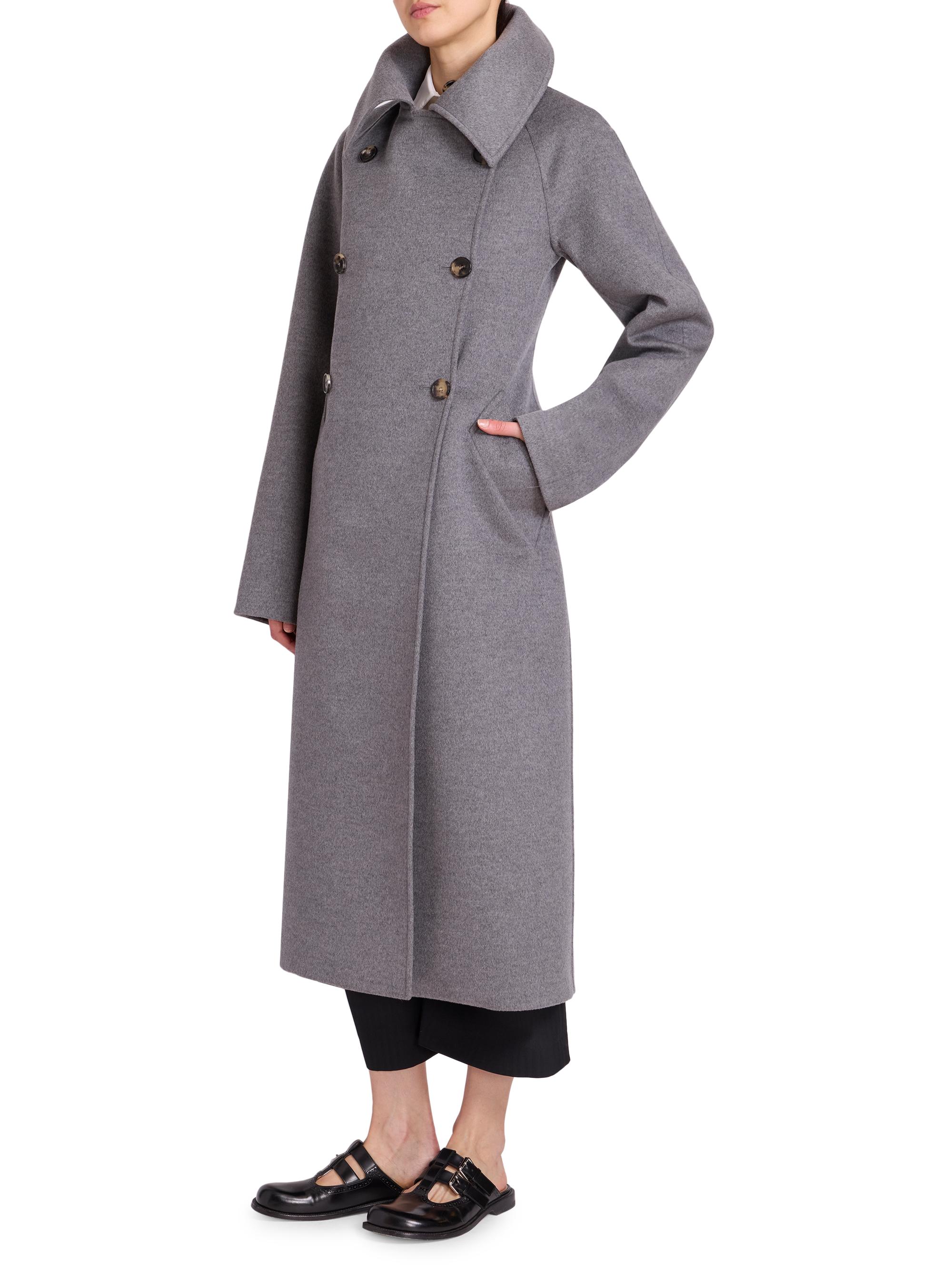 ジャケット・アウター LOEWE cashmere blend wool coat Loewe High-Neck Belted Wool-Cashmere Outer Coat - Bergdorf Goodman