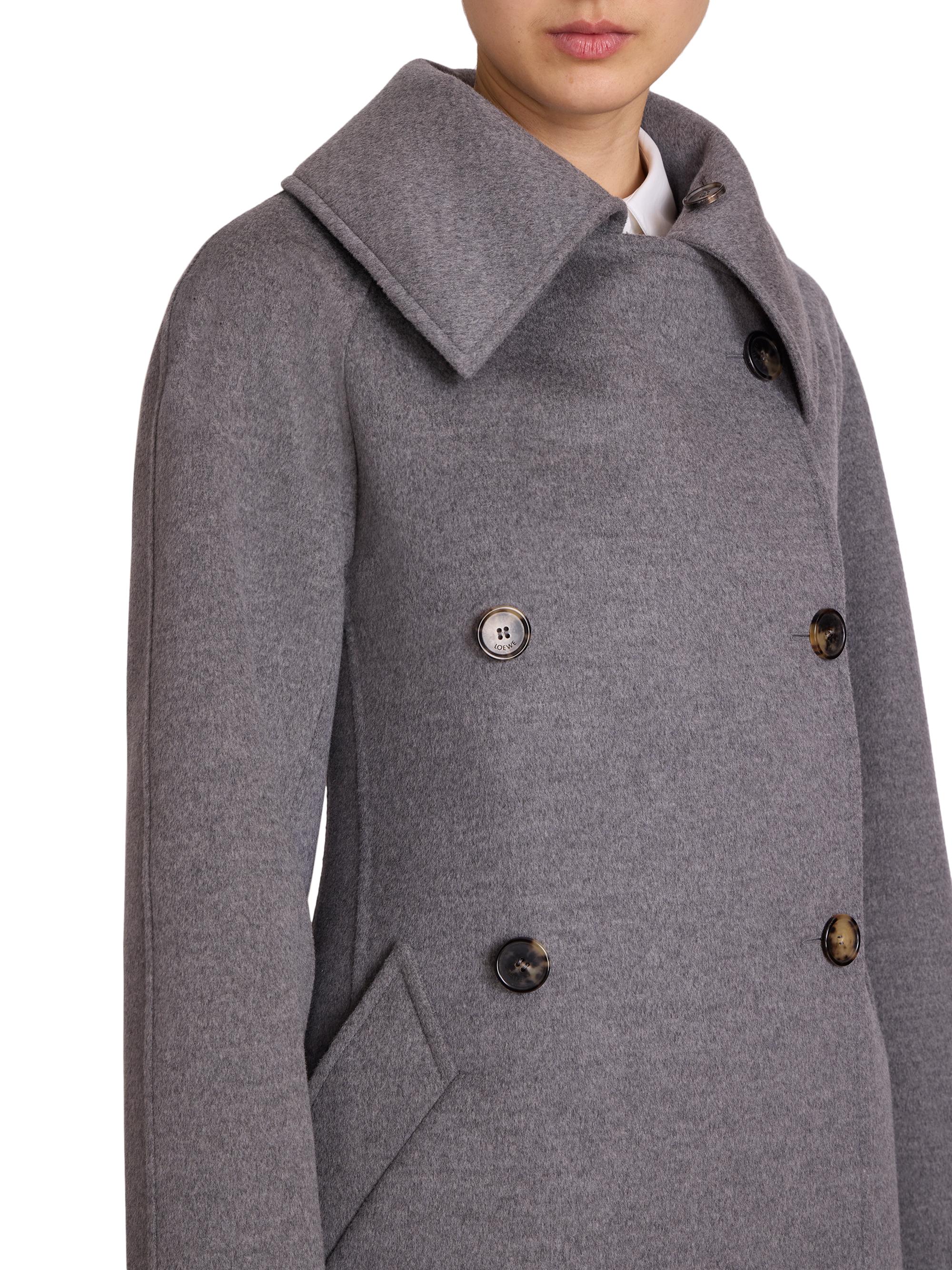 LOEWE Double-Breasted Wool-Cashmere Coat | Saks Fifth Avenue