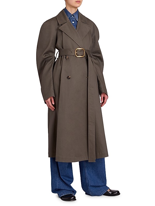 Shop LOEWE Trench Cotton-Blend Coat | Saks Fifth Avenue Shop LOEWE Trench Cotton-Blend Coat | Saks Fifth Avenue