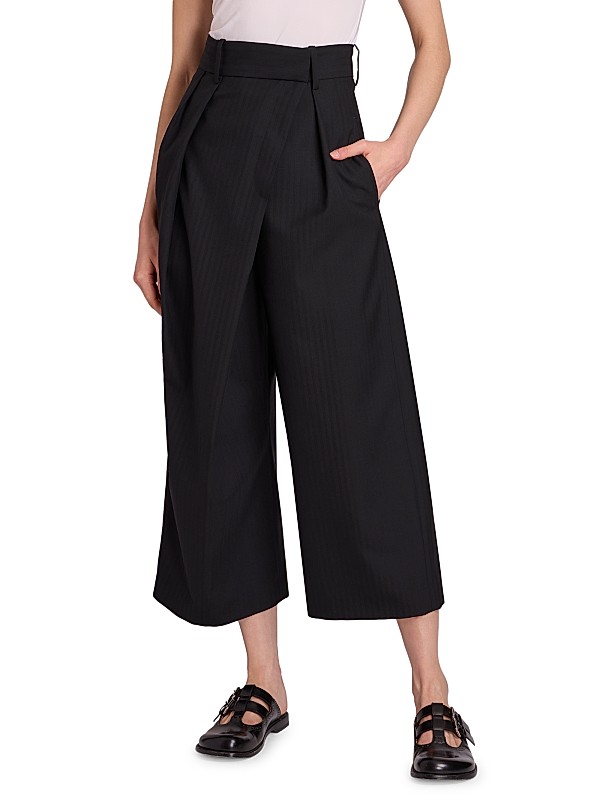 Shop LOEWE Cropped Wrap Trousers | Saks Fifth Avenue Shop LOEWE Cropped Wrap Trousers | Saks Fifth Avenue