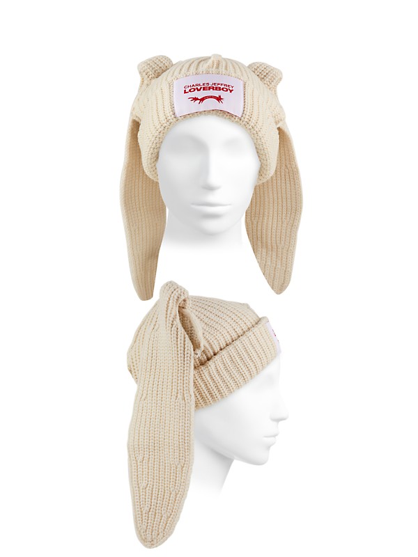 Shop Charles Jeffrey Loverboy Chunky Rabbit Beanie | Saks Shop Charles Jeffrey Loverboy Chunky Rabbit Beanie | Saks