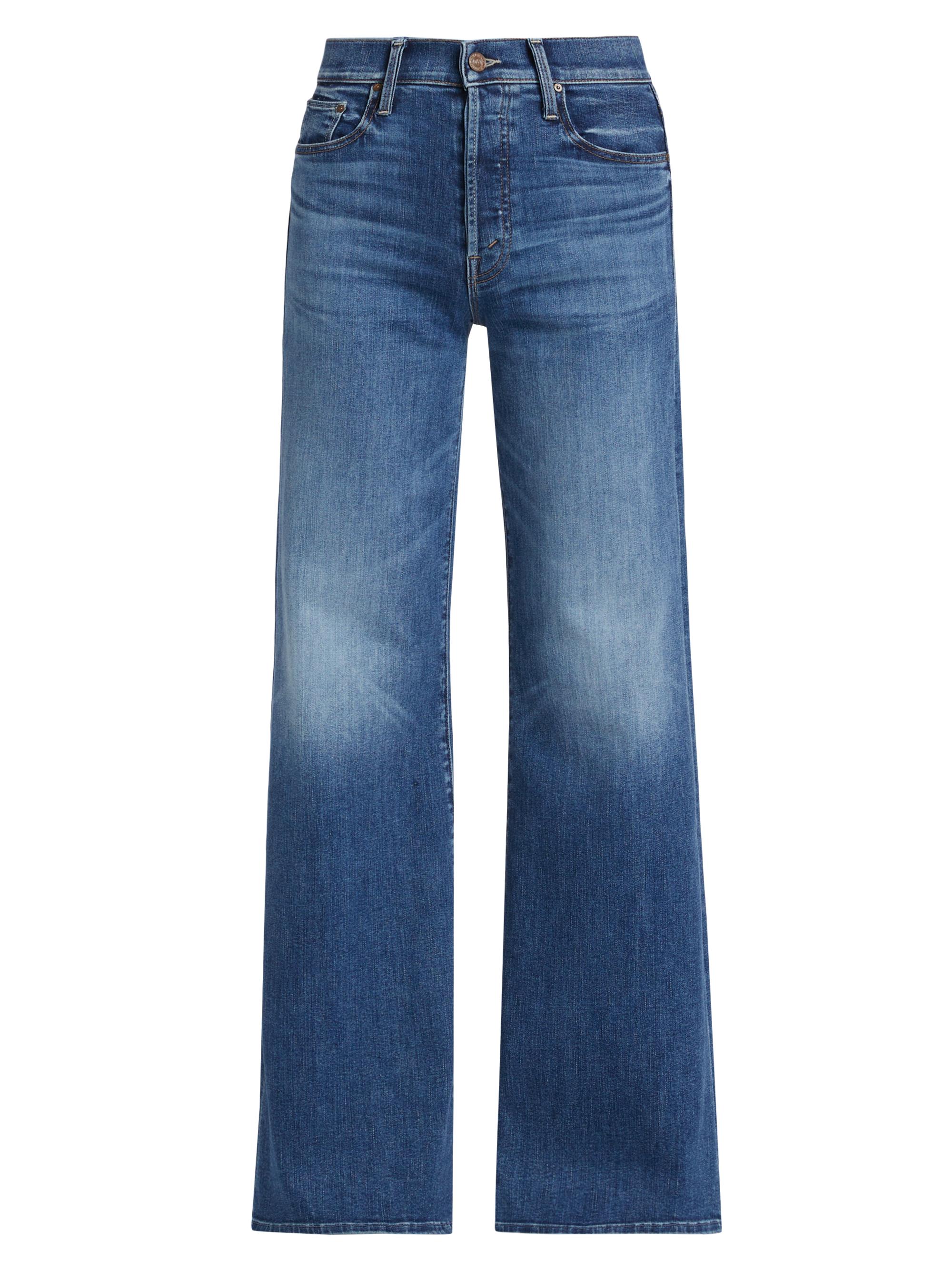 Mother The Tomcat Roller Sneak Wide-Leg Jeans Saks Fifth Avenue
