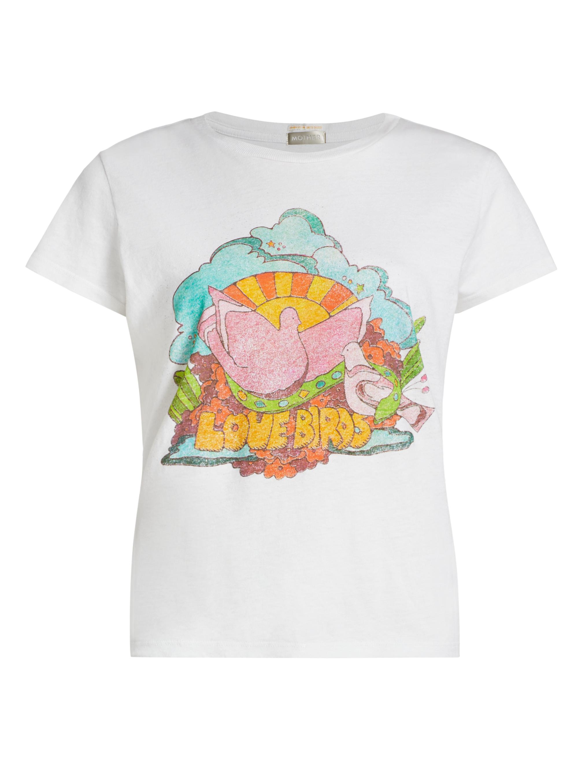 Mother Women's Boxy Goodie Goodie T-Shirt - Love Birds