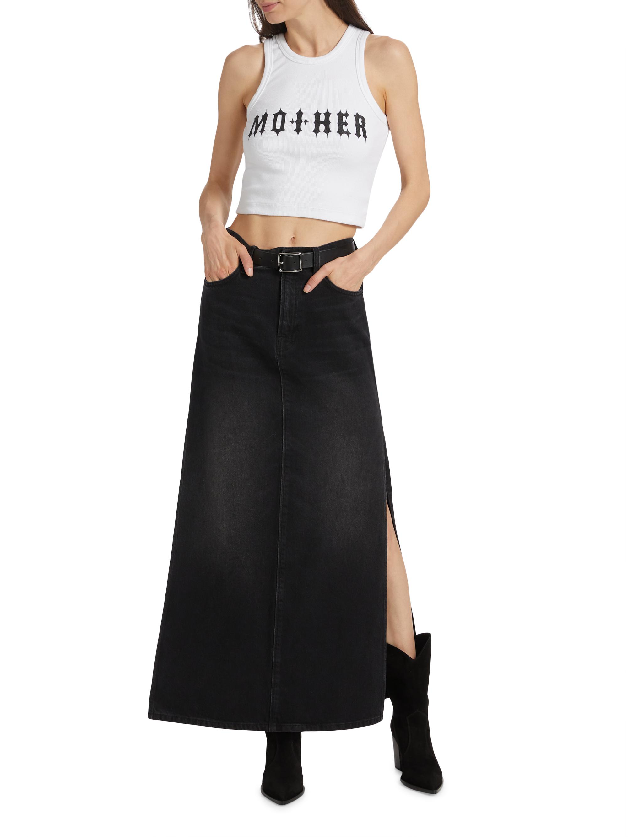 Mother The Fun Dip Slice Maxi Skirt | Saks Fifth Avenue