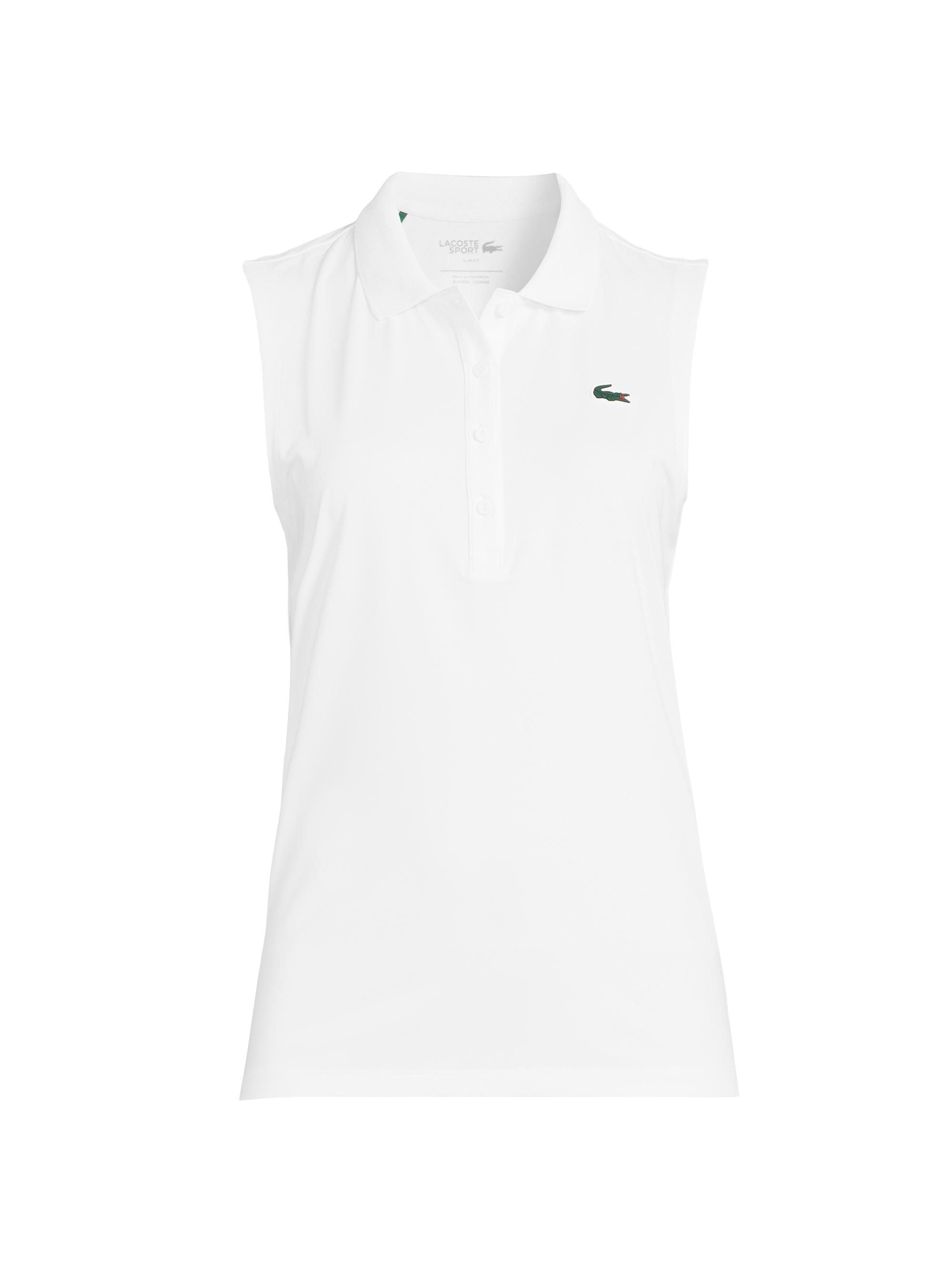 Lacoste Women's Performance Sleeveless Golf Top - White
