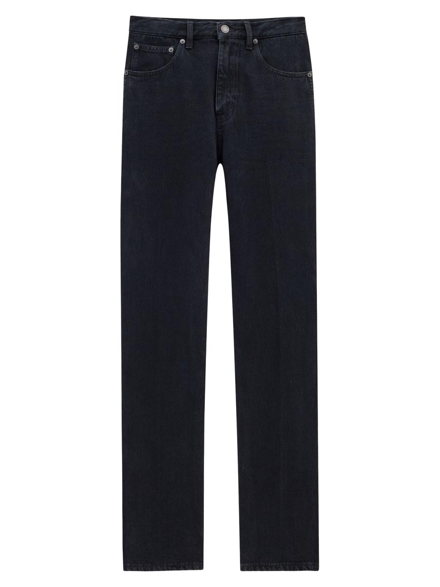Shop Saint Laurent Straight Jeans in Denim | Saks Fifth Avenue Shop Saint Laurent Straight Jeans in Denim | Saks Fifth Avenue