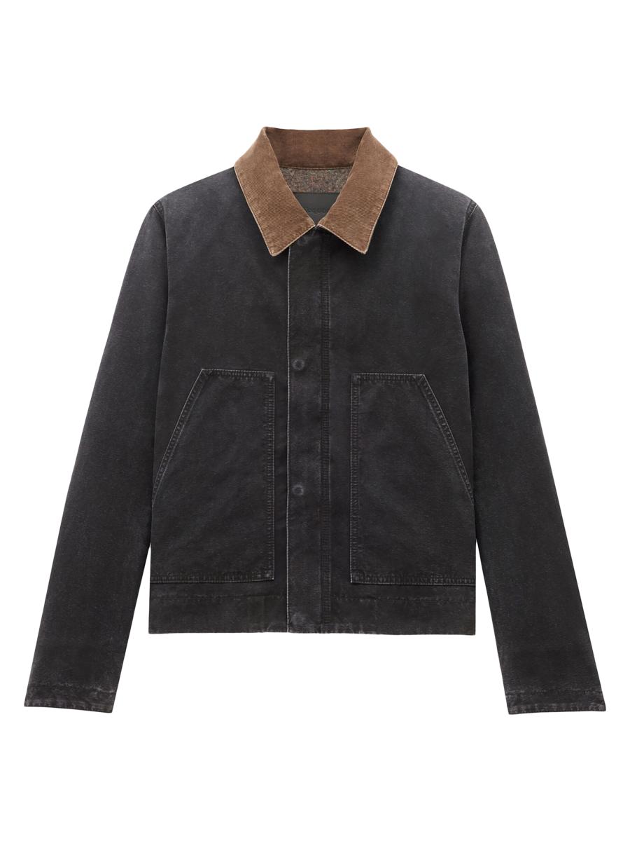 ジャケット Saint Laurent FW24 SHORT WOOL COAT (808239 Y060R2577) short coat in wool | Saint Laurent | YSL US