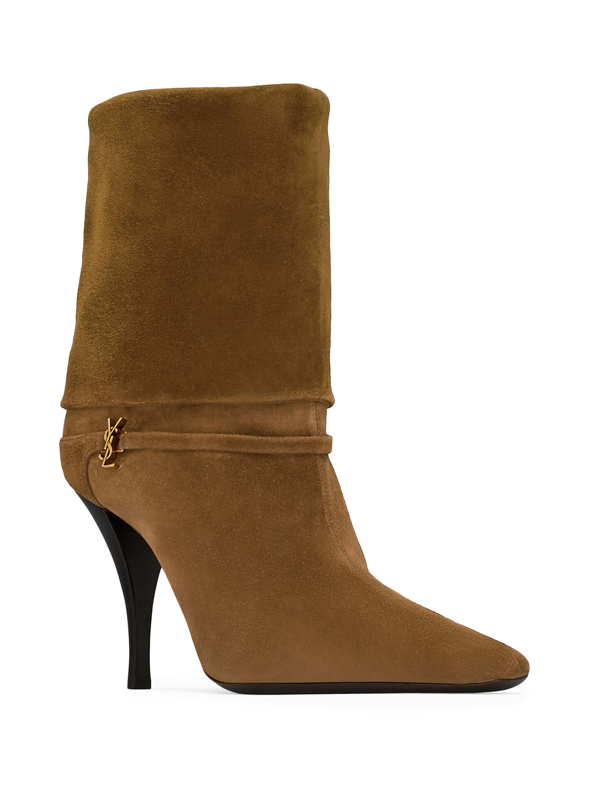 NIKI BOOTIES IN BLACK SUEDE