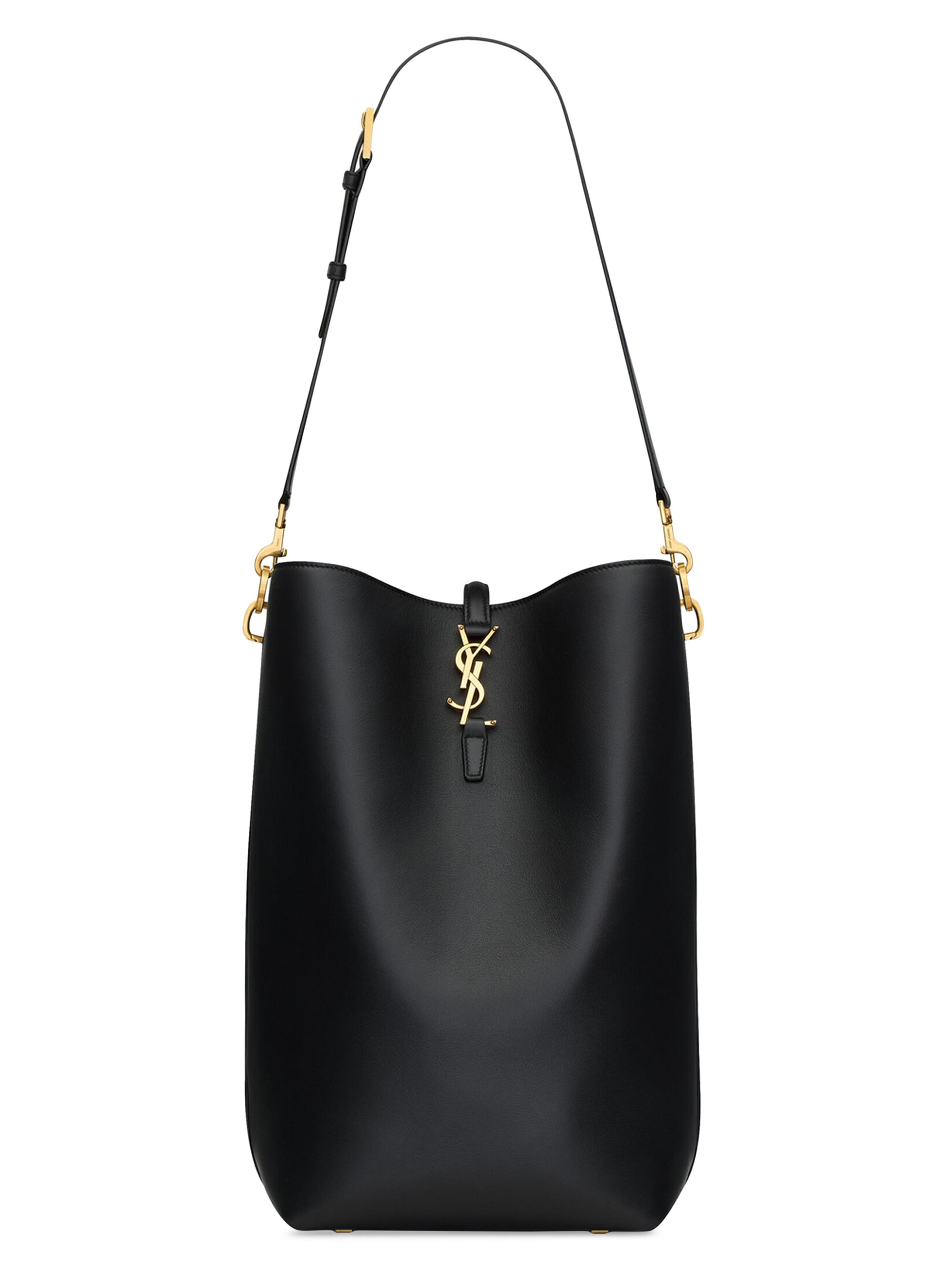 Saint Laurent Women's Le 37 Long Bag in Grained Leather - Black