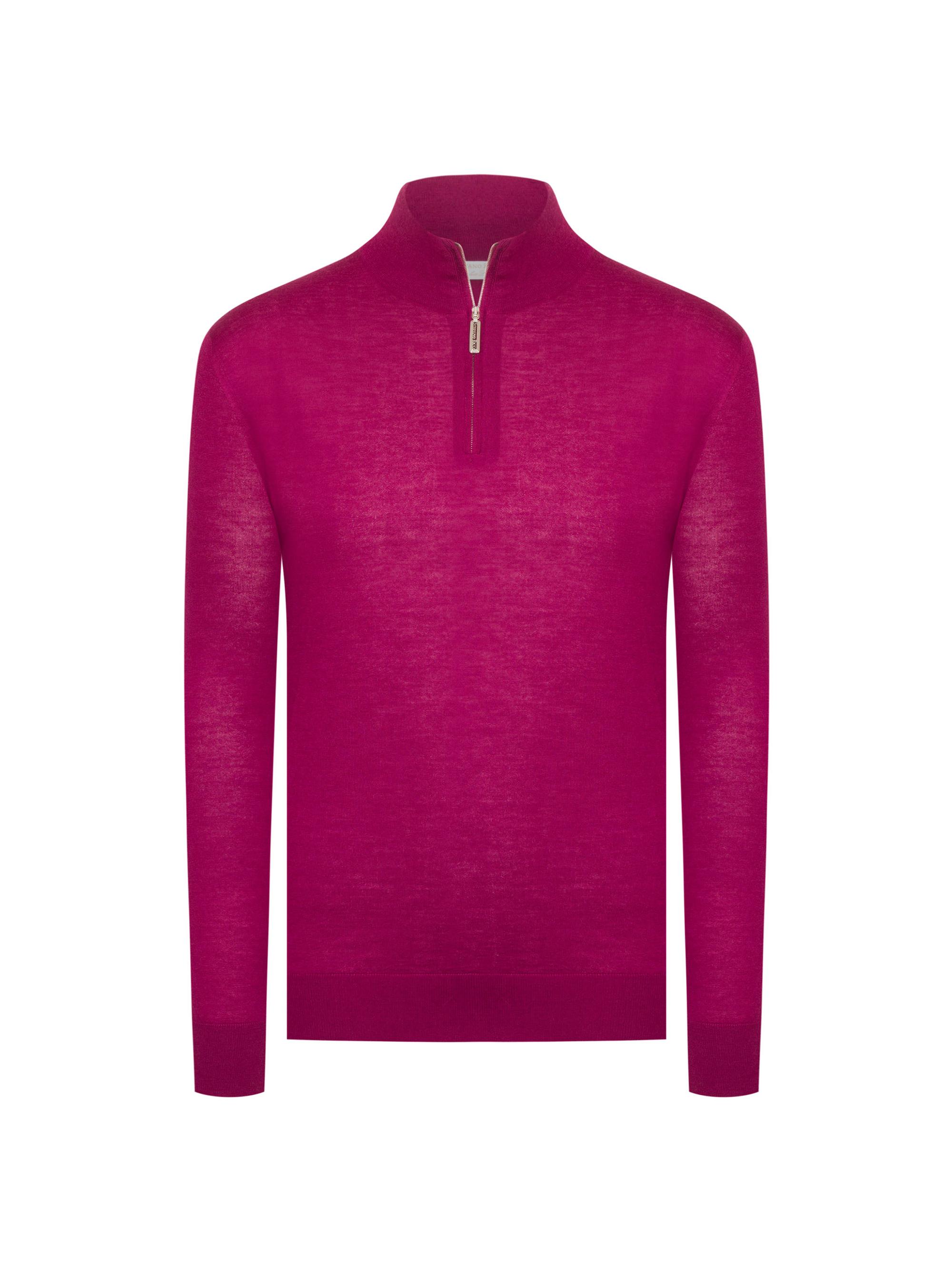 Stefano Ricci Men's Mockneck Sweater - Porpora