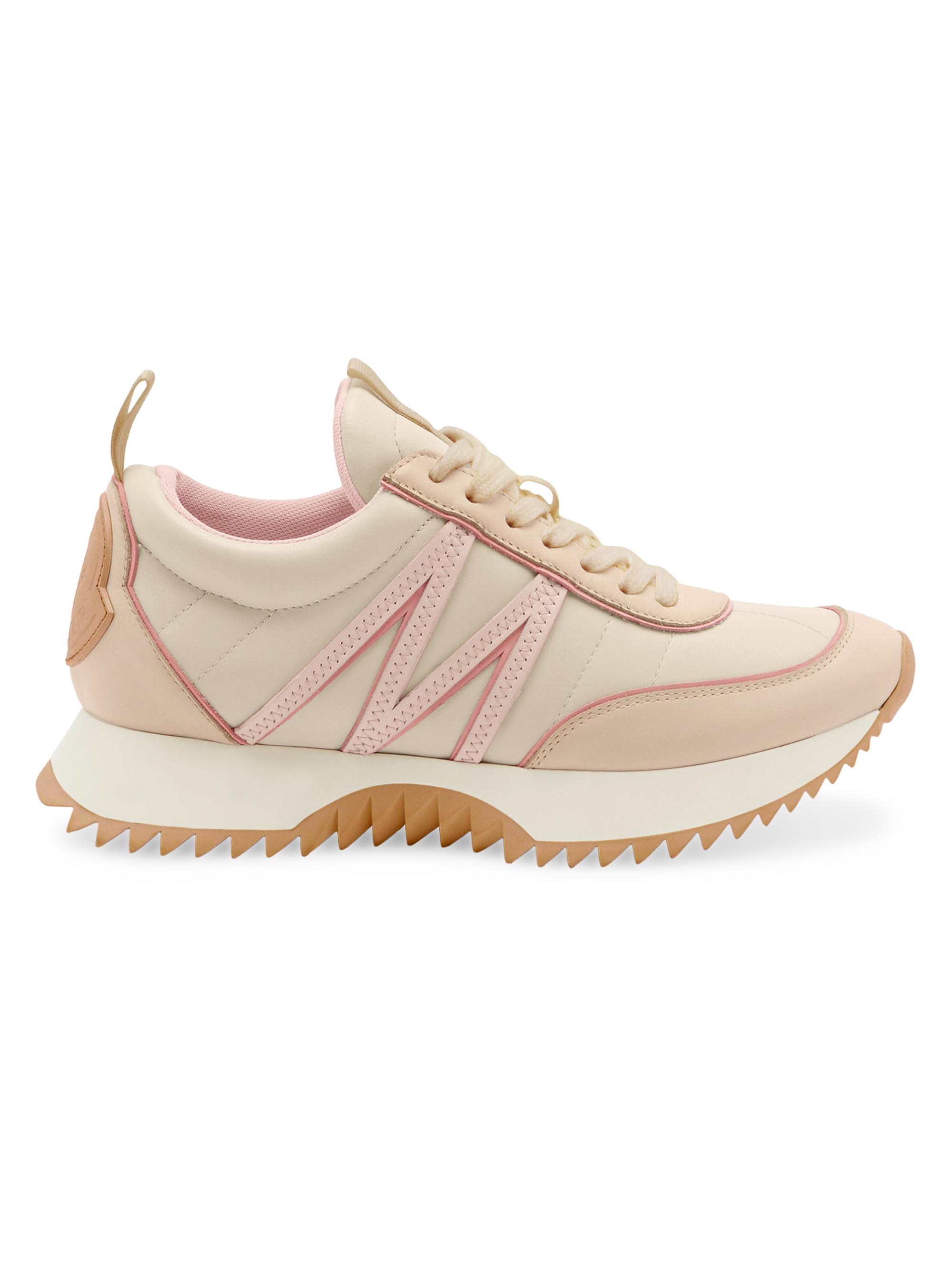 Moncler Women's Pacey Low Top Sneakers - Cream Multi